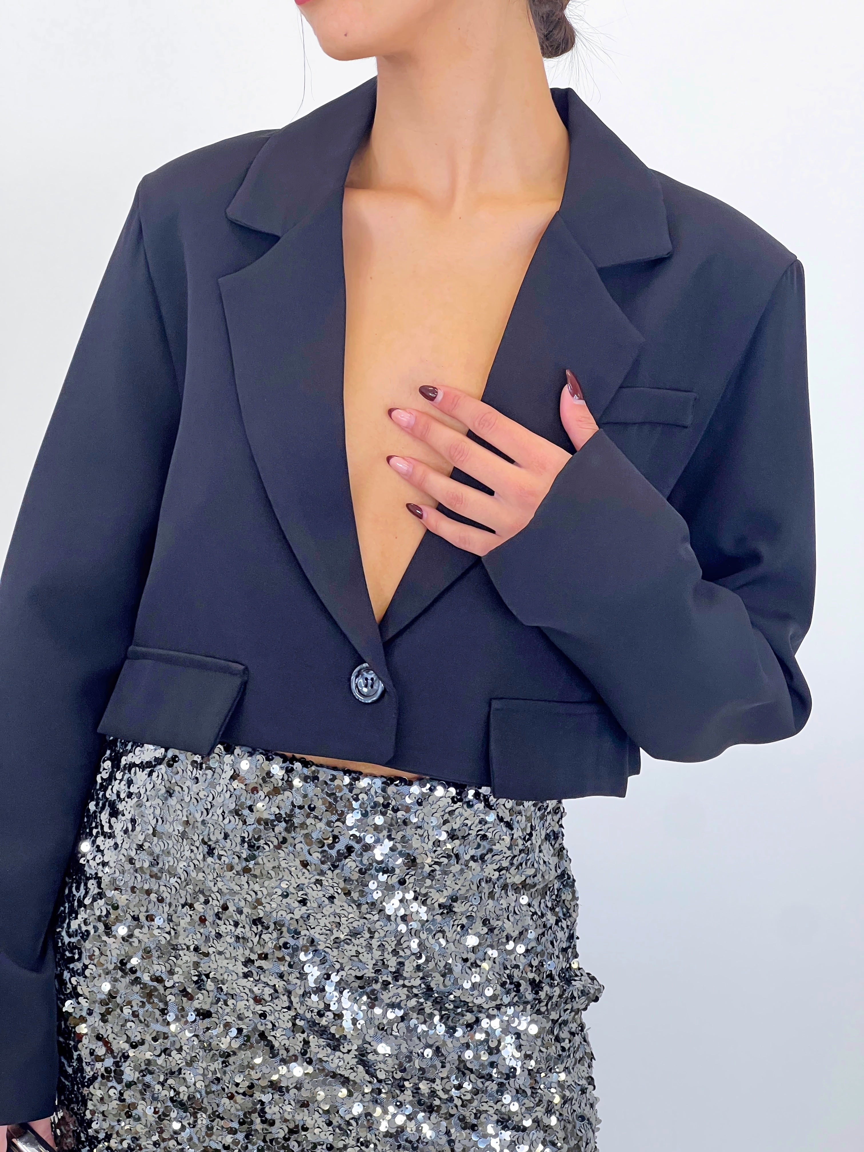 Blazer cropped solapas - Zebra&Maduixa®