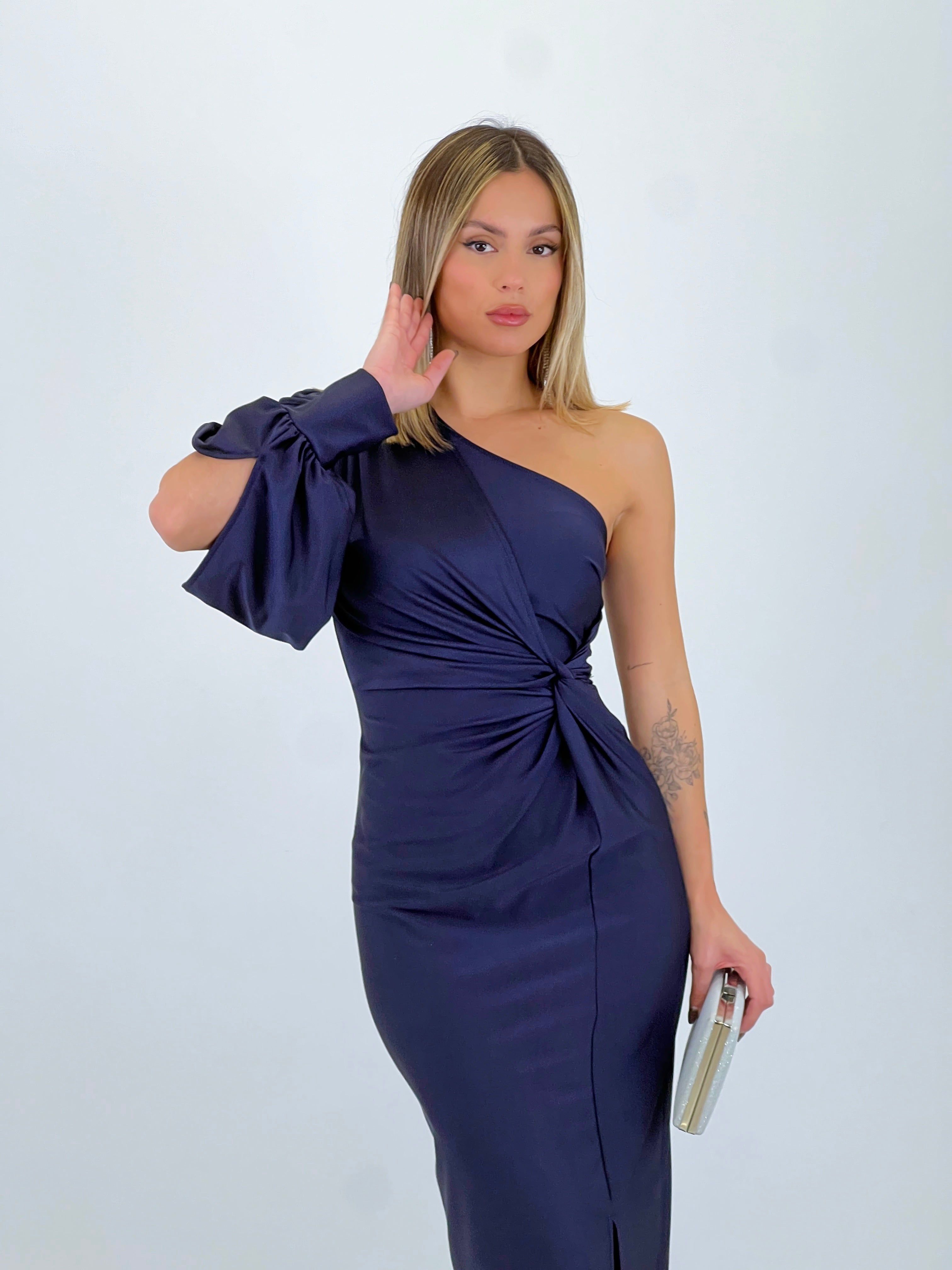 Vestido manga asimétrica Hera - Zebra&Maduixa®