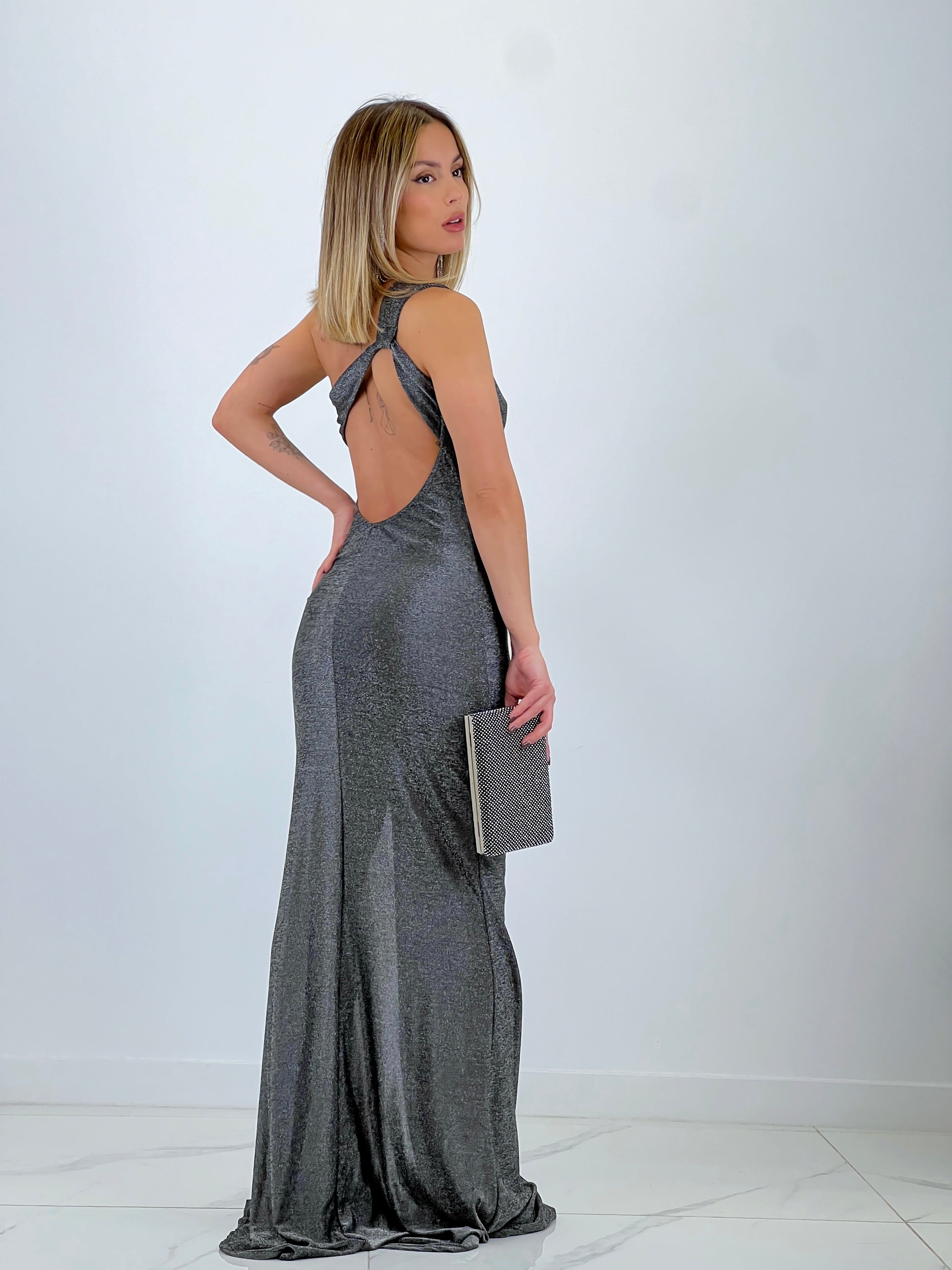 Vestido largo lurex ajustado - Zebra&Maduixa®