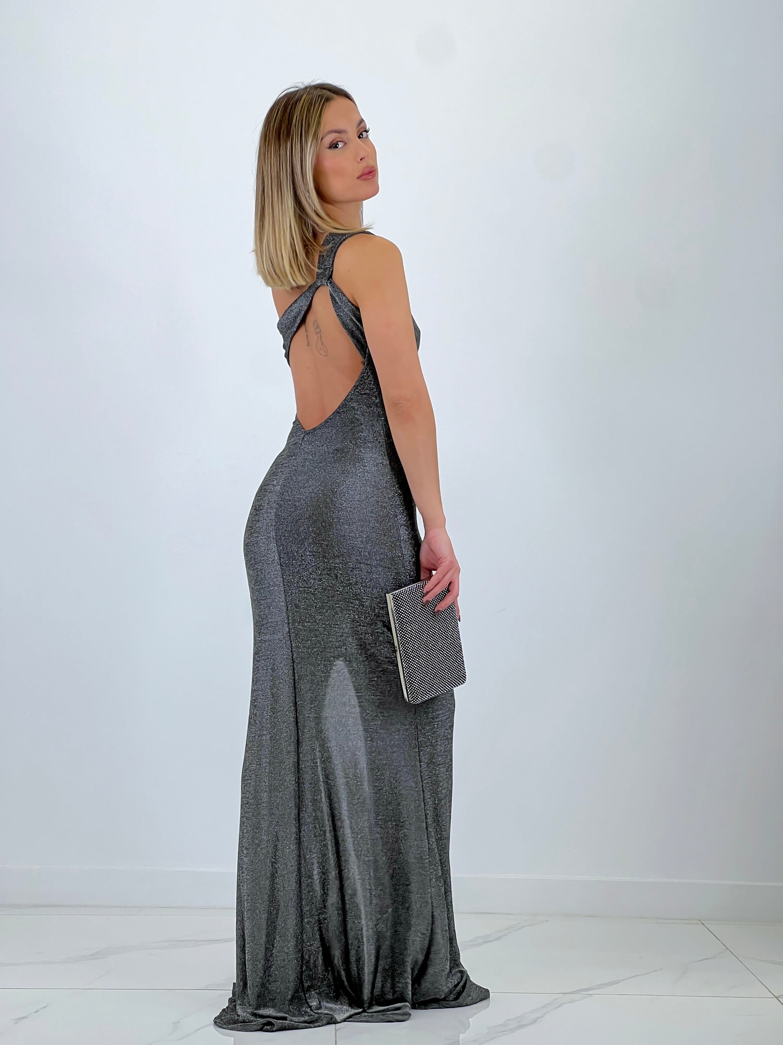 Vestido largo lurex ajustado - Zebra&Maduixa®