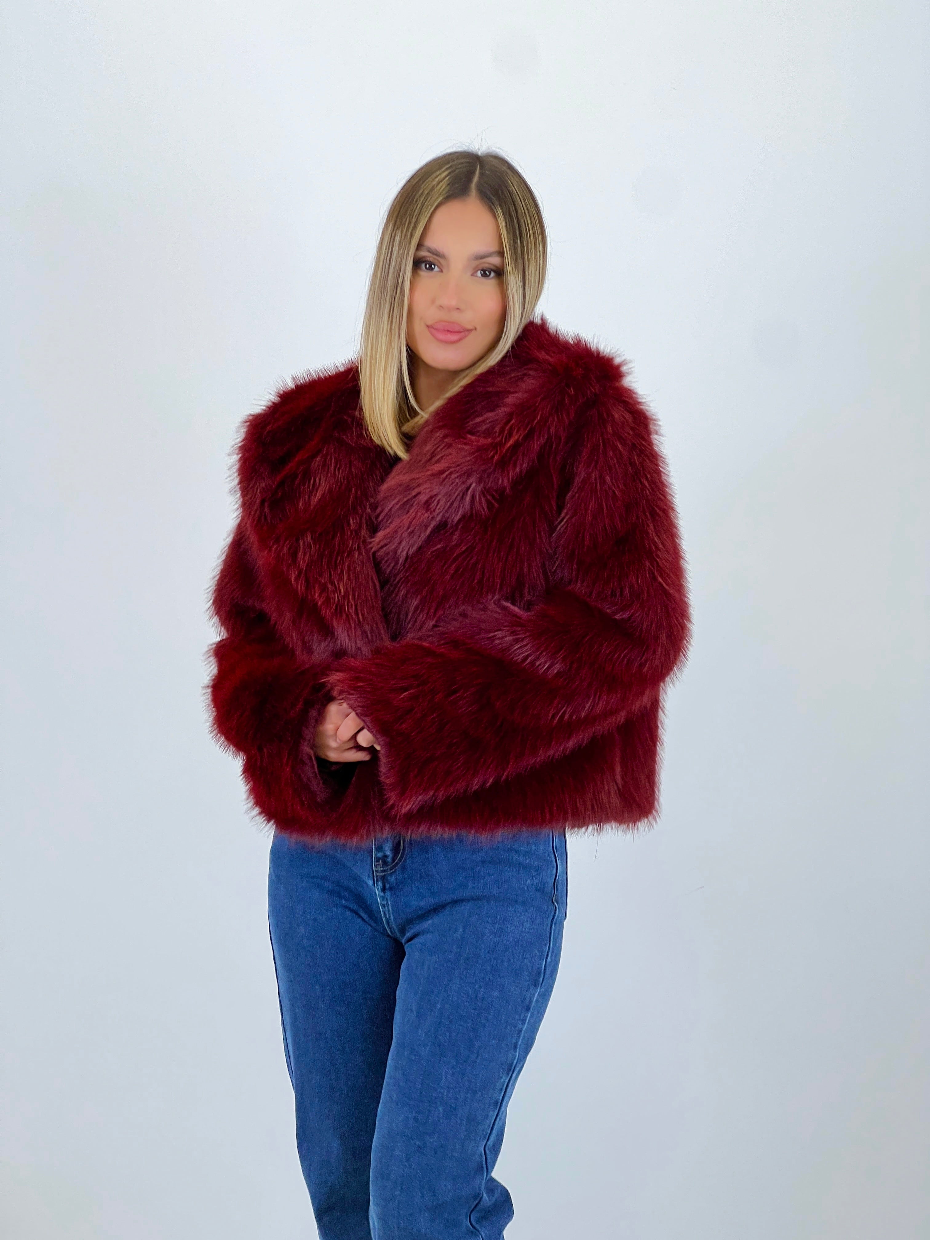 Abrigo corto efecto pelo - Zebra&Maduixa®