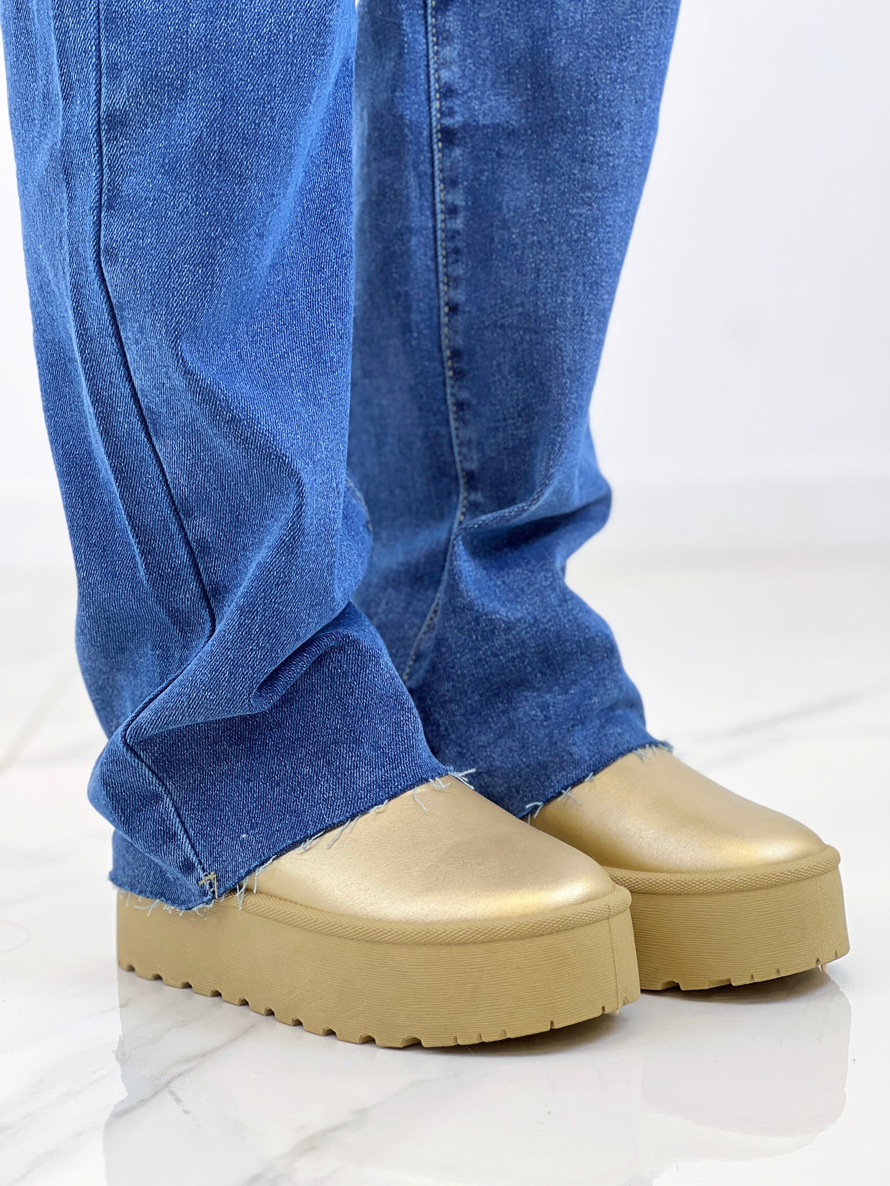 Botines plataforma forro pelo