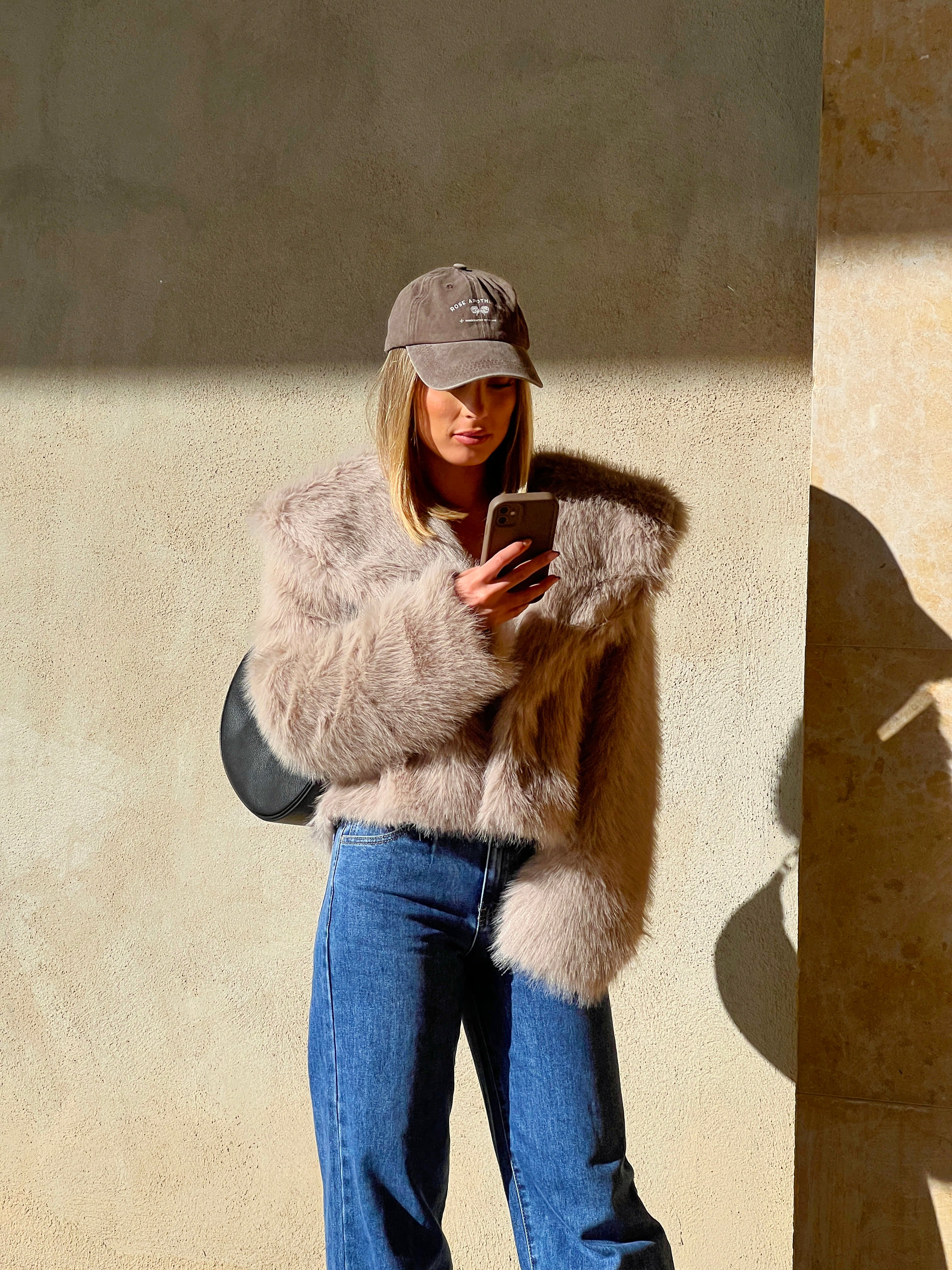 Abrigo corto efecto pelo - Zebra&Maduixa®