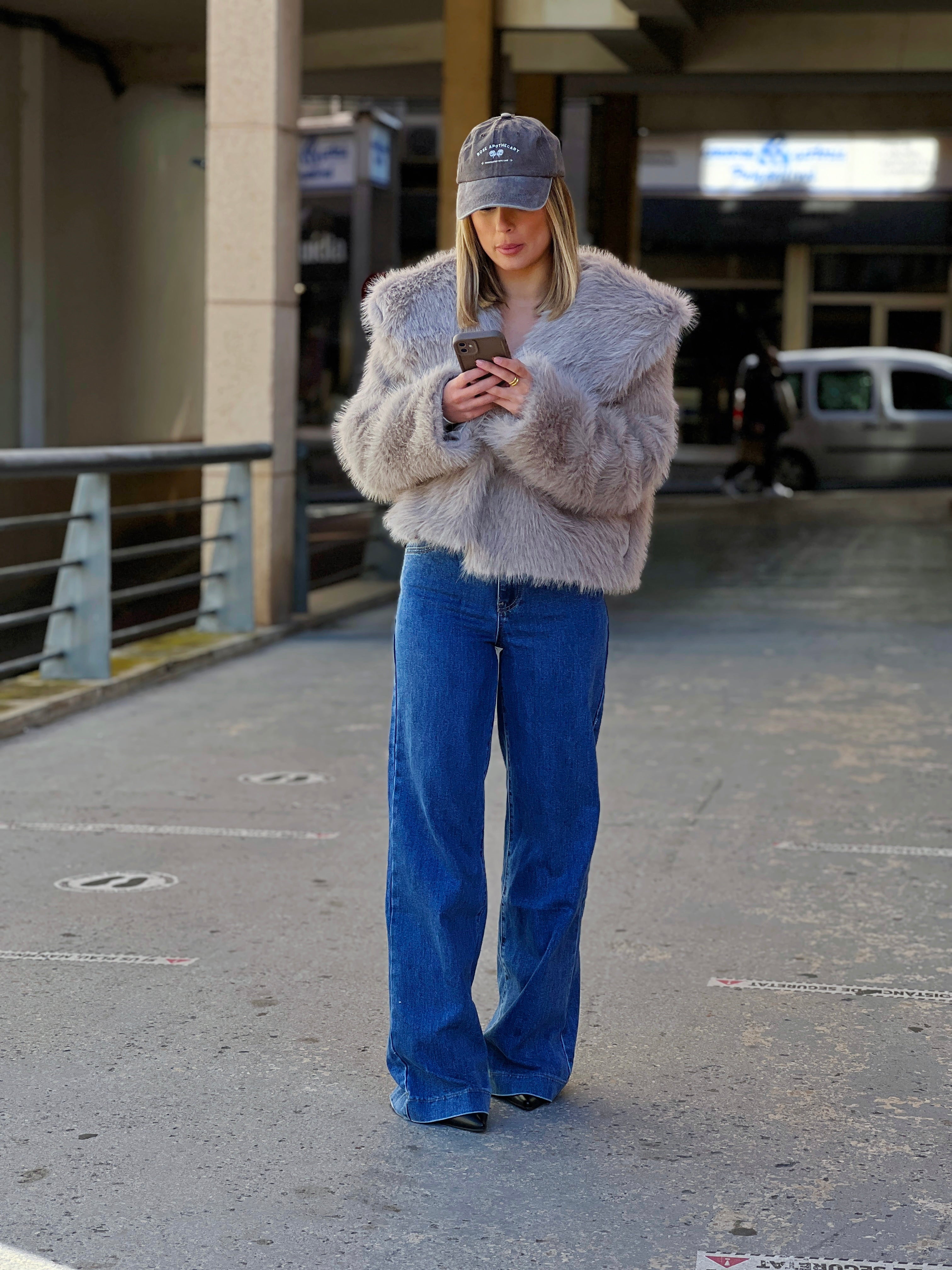 Abrigo corto efecto pelo - Zebra&Maduixa®