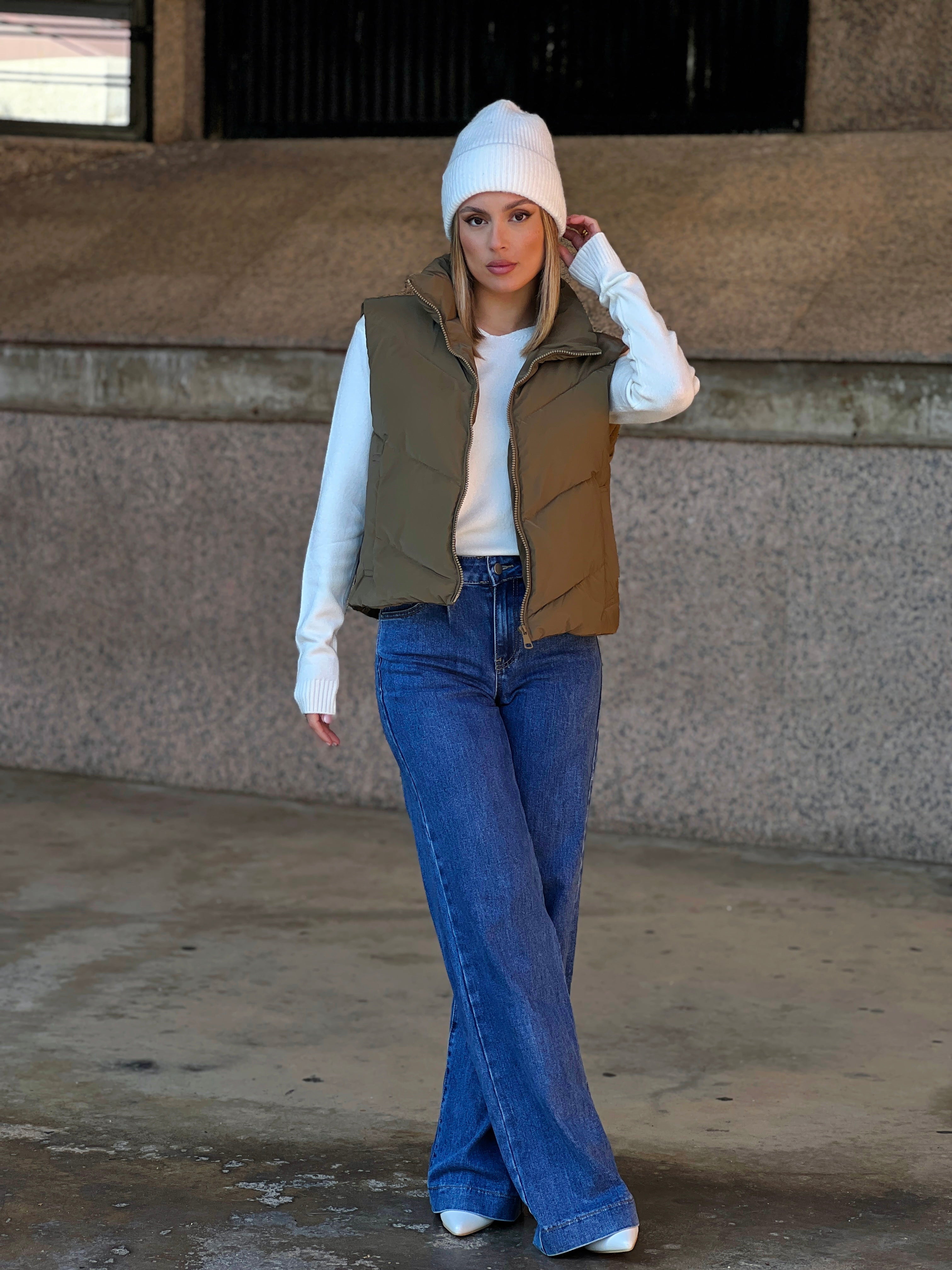 Chaleco crop acolchado - Zebra&Maduixa®