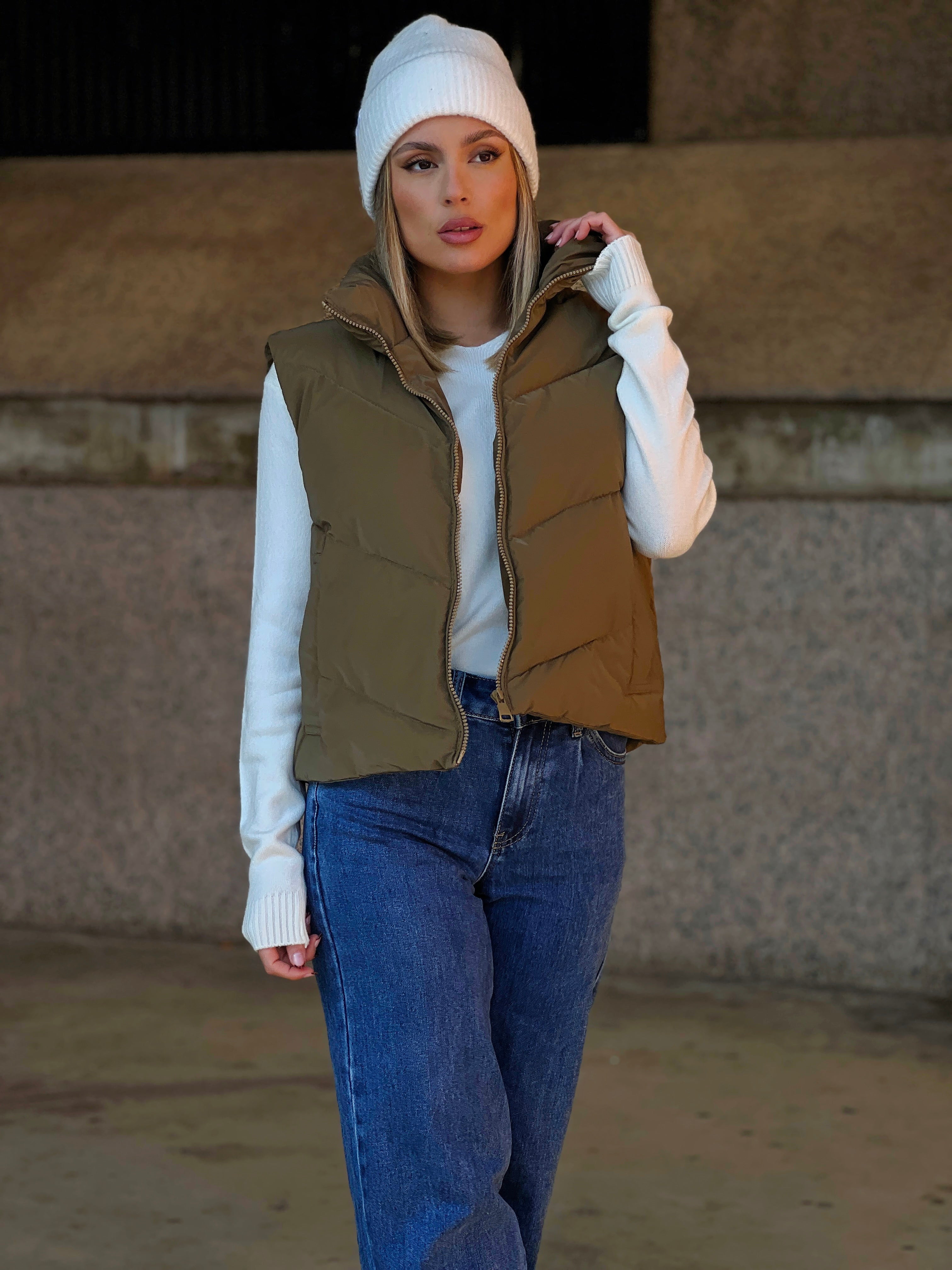 Chaleco crop acolchado - Zebra&Maduixa®