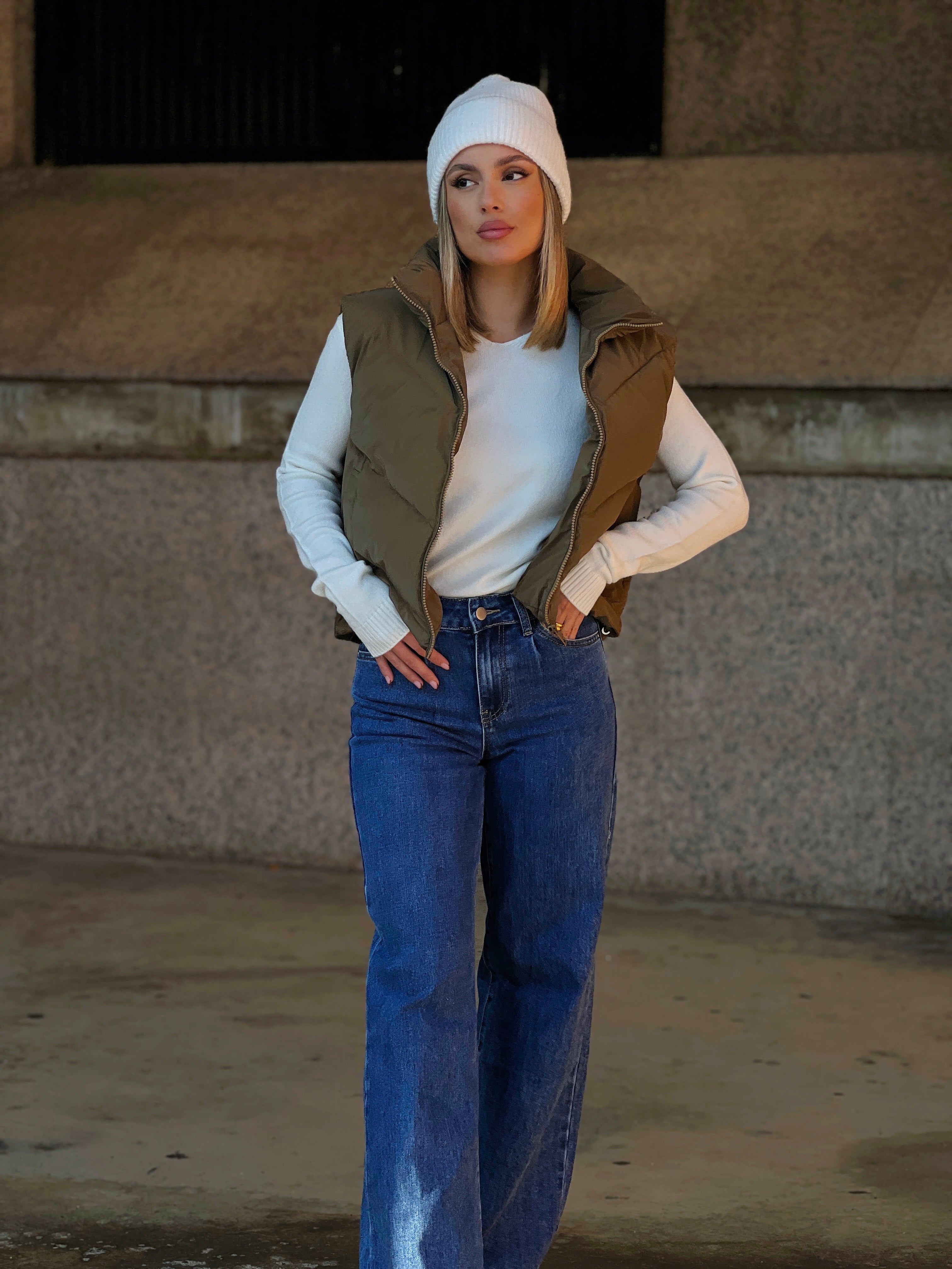 Chaleco crop acolchado - Zebra&Maduixa®