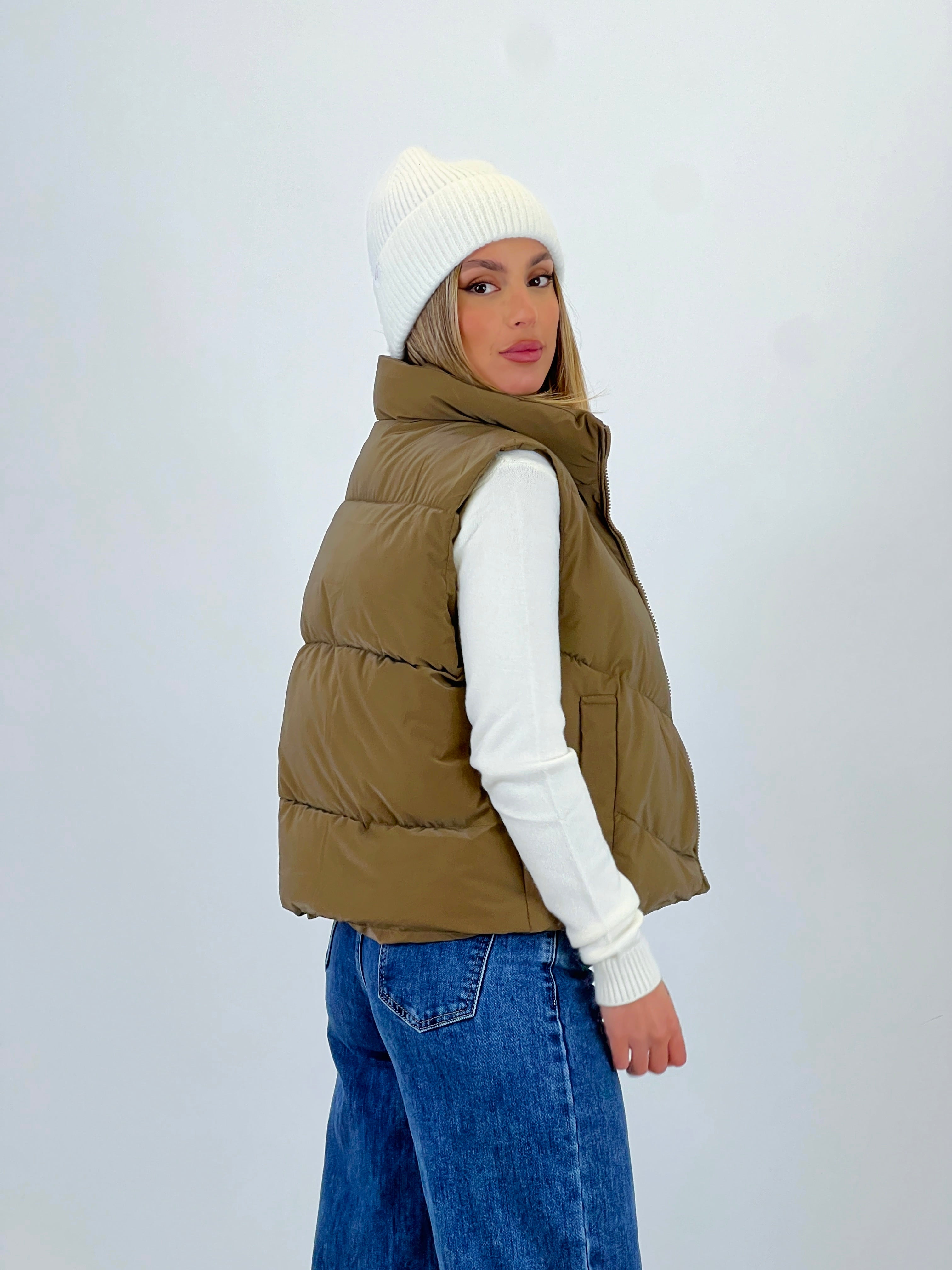 Chaleco crop acolchado - Zebra&Maduixa®