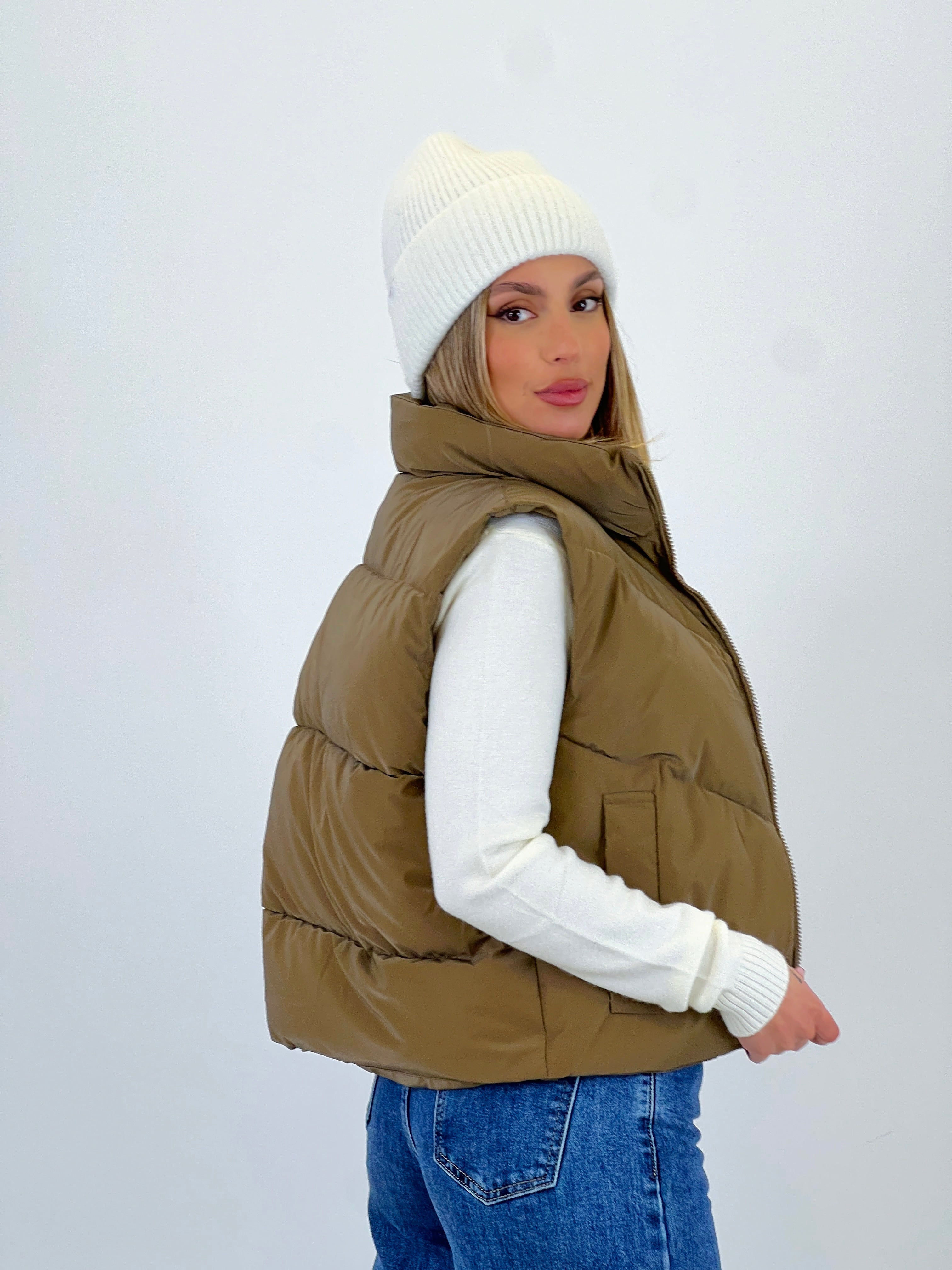 Chaleco crop acolchado - Zebra&Maduixa®