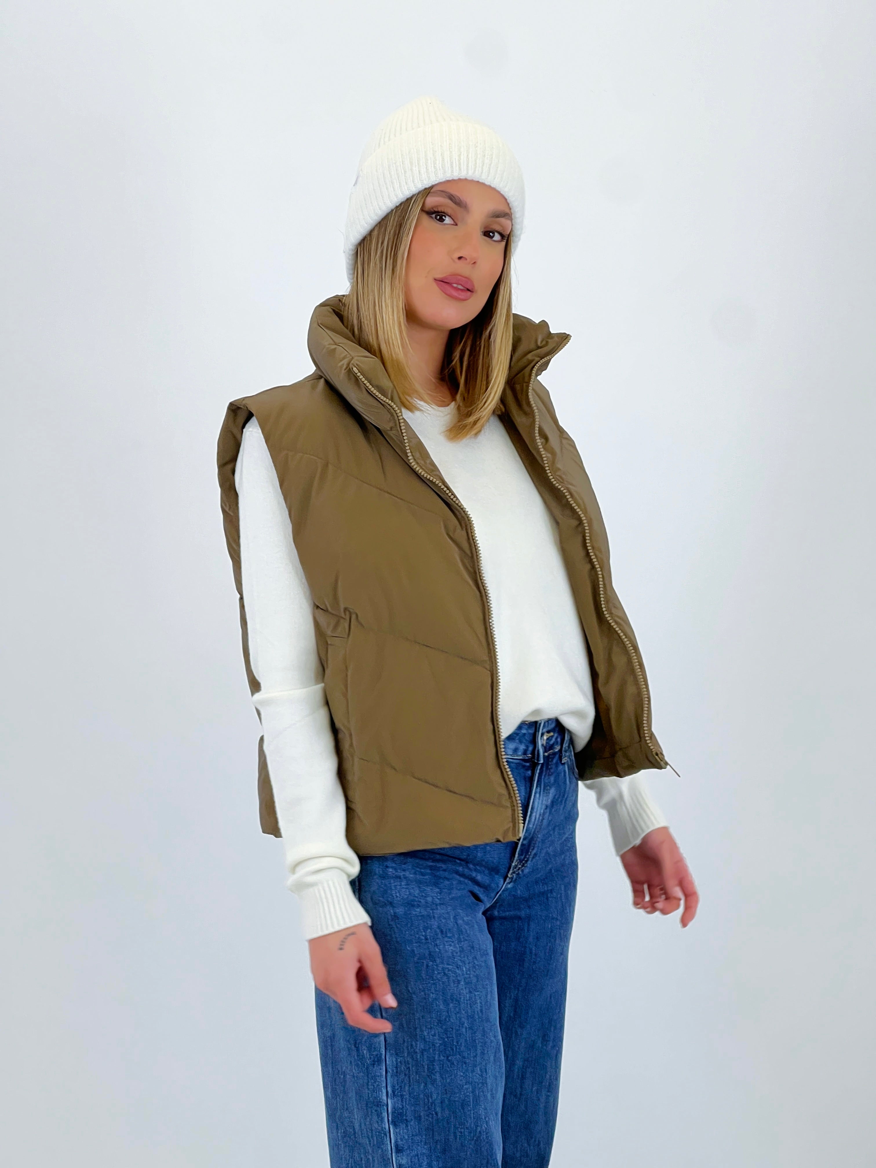 Chaleco crop acolchado - Zebra&Maduixa®