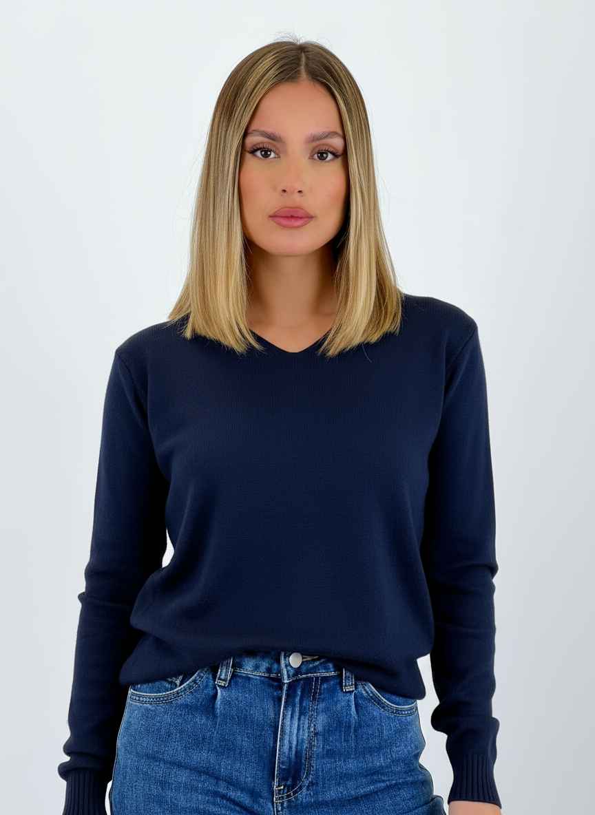 Jersey punto cuello pico - Zebra&Maduixa®