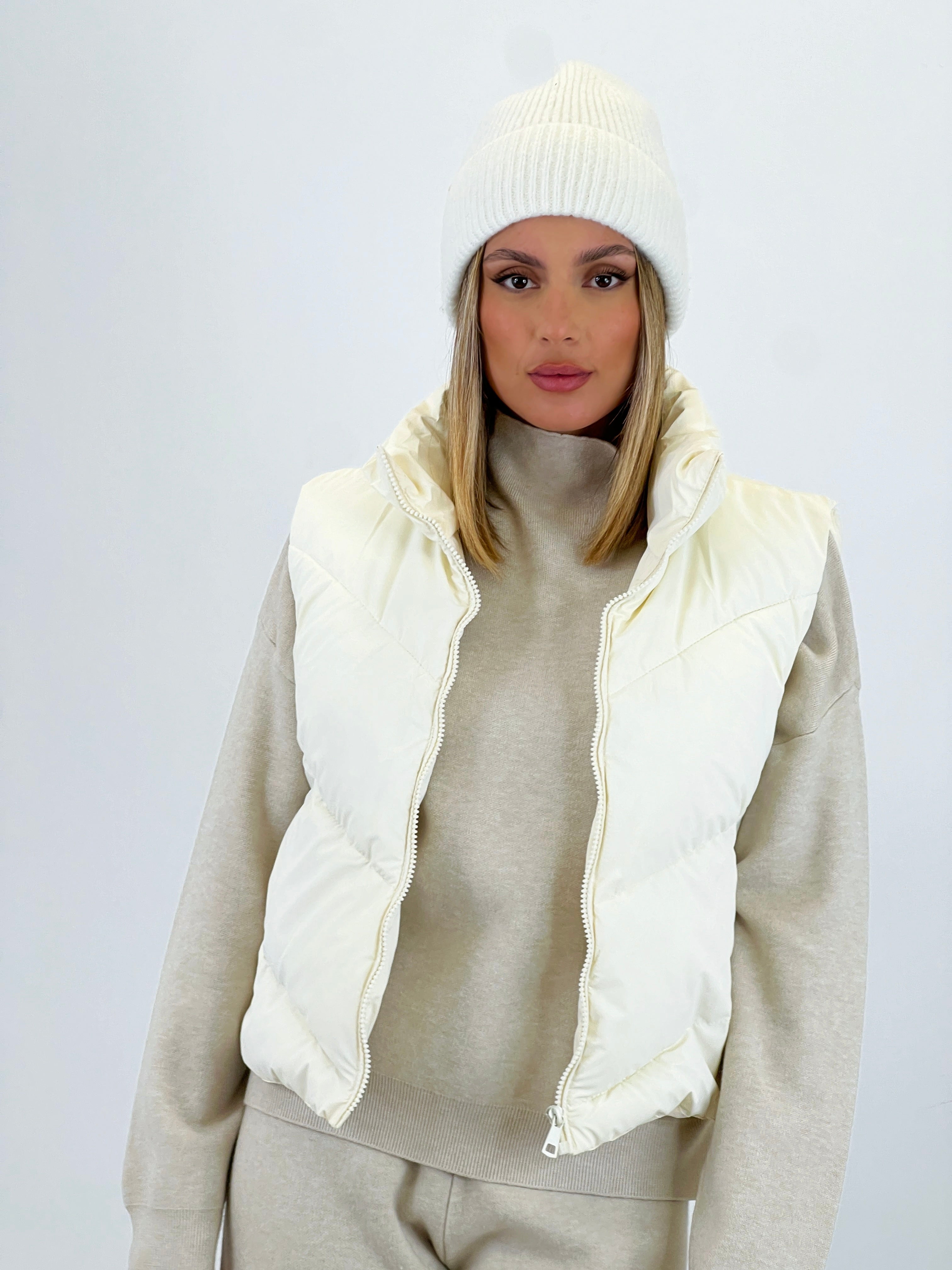 Chaleco crop acolchado - Zebra&Maduixa®