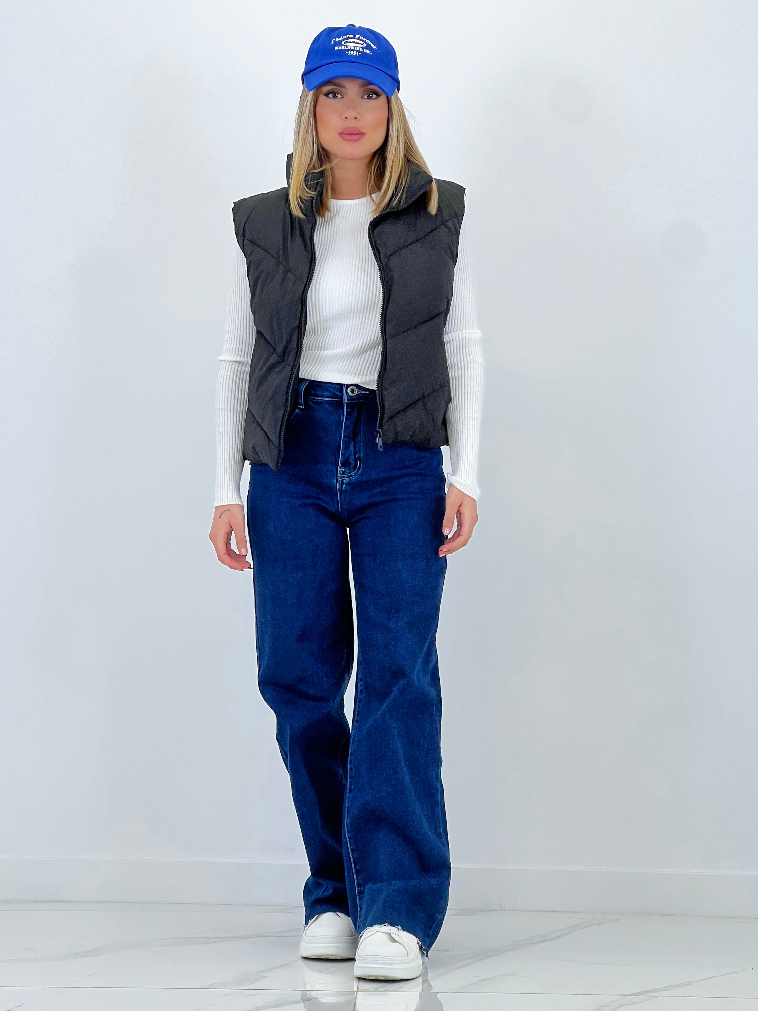 Chaleco crop acolchado - Zebra&Maduixa®