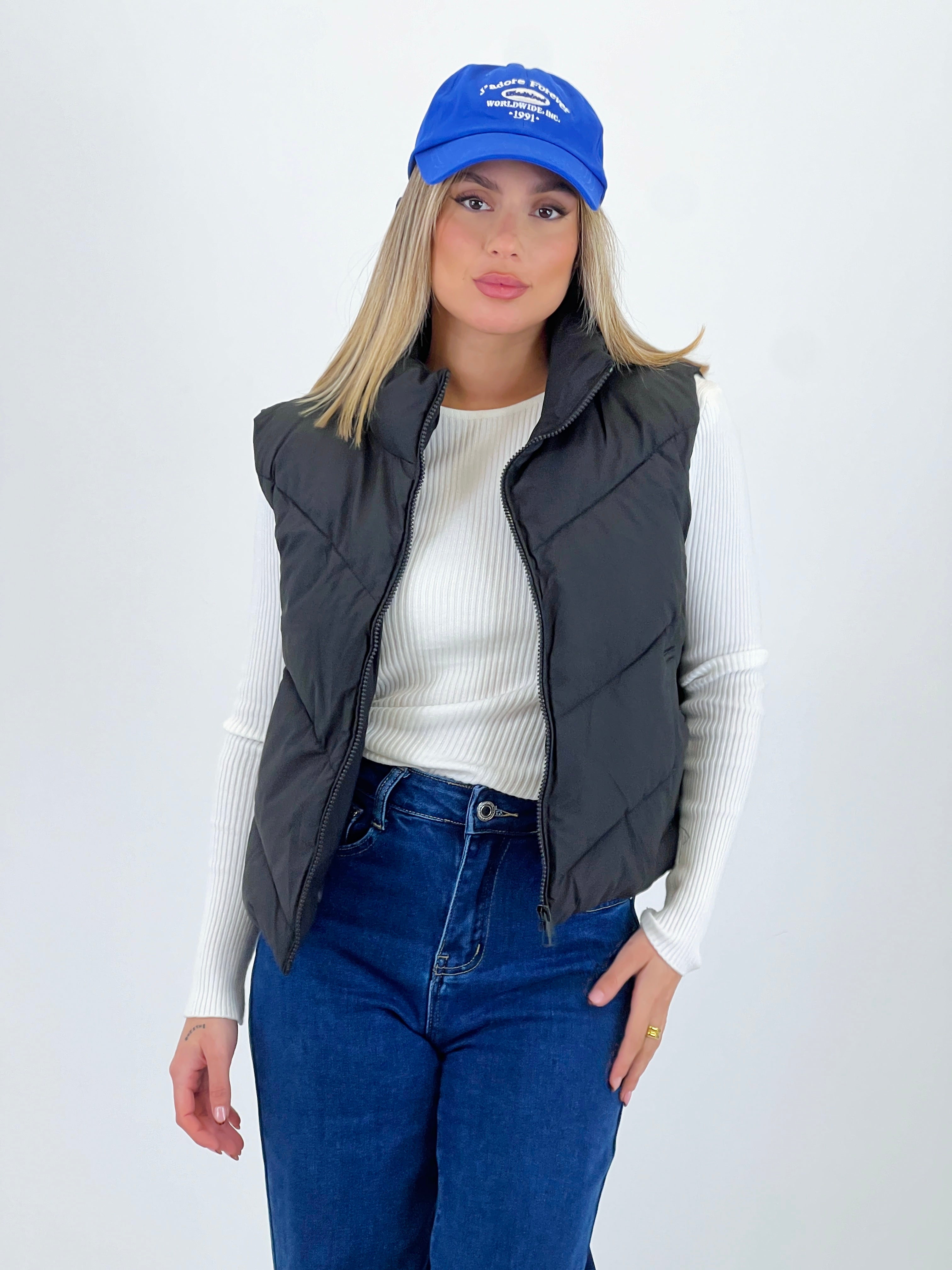 Chaleco crop acolchado - Zebra&Maduixa®