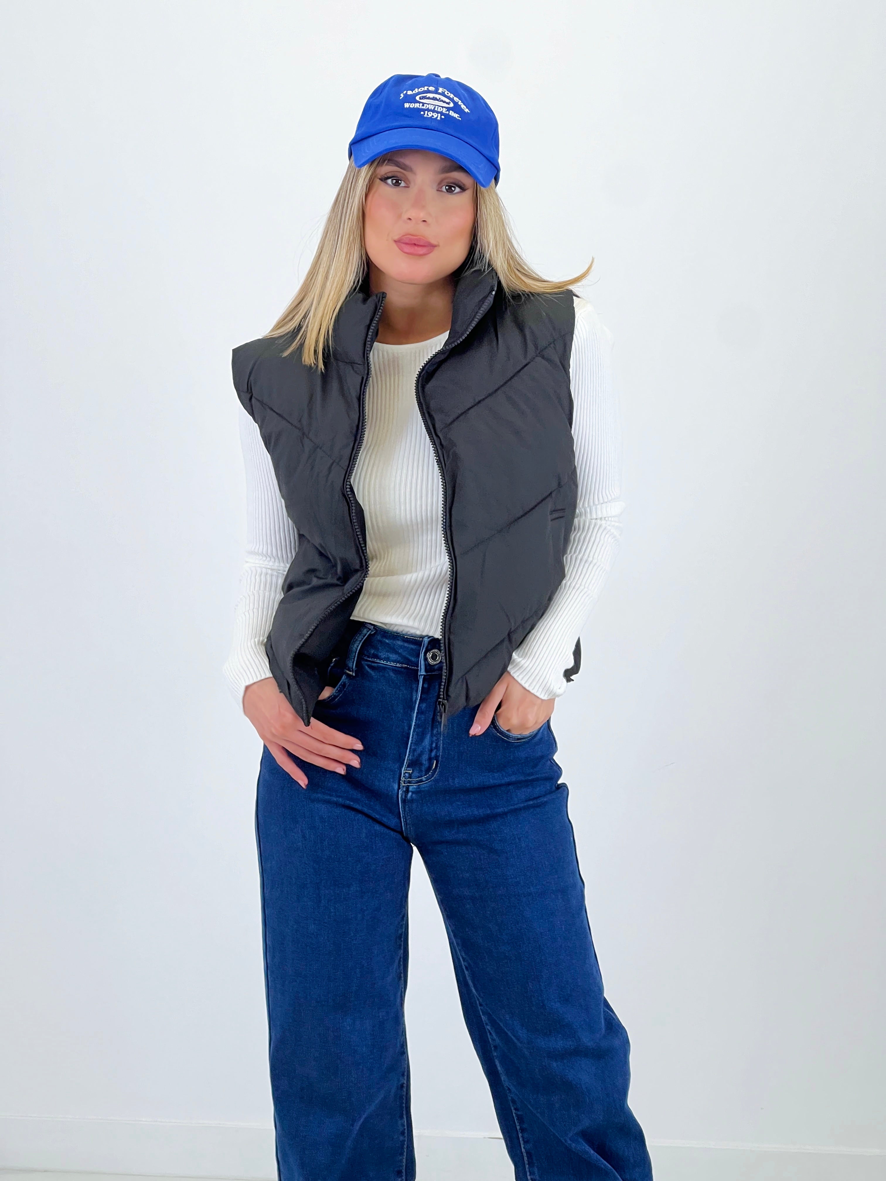 Chaleco crop acolchado - Zebra&Maduixa®