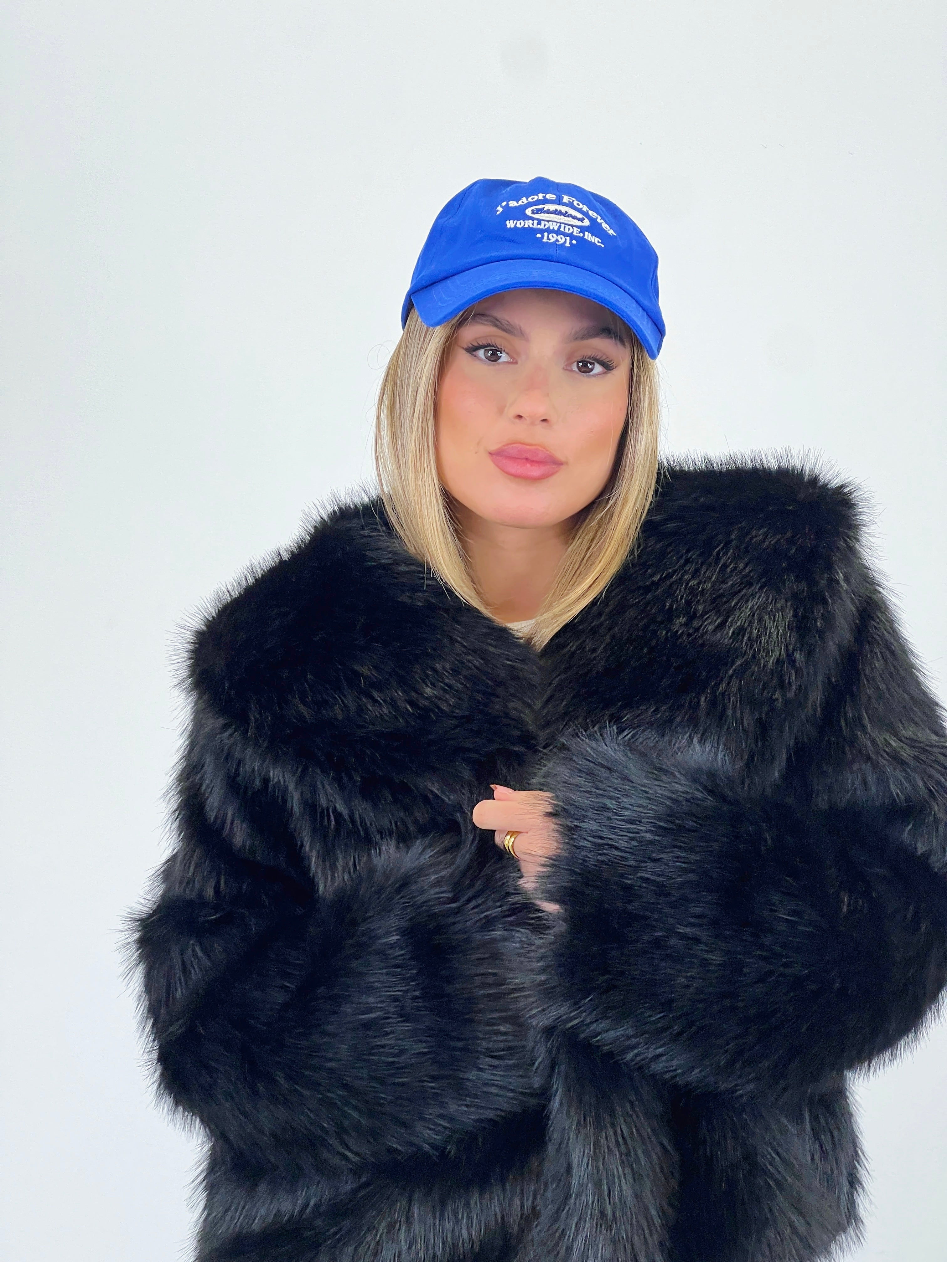 Abrigo corto efecto pelo - Zebra&Maduixa®