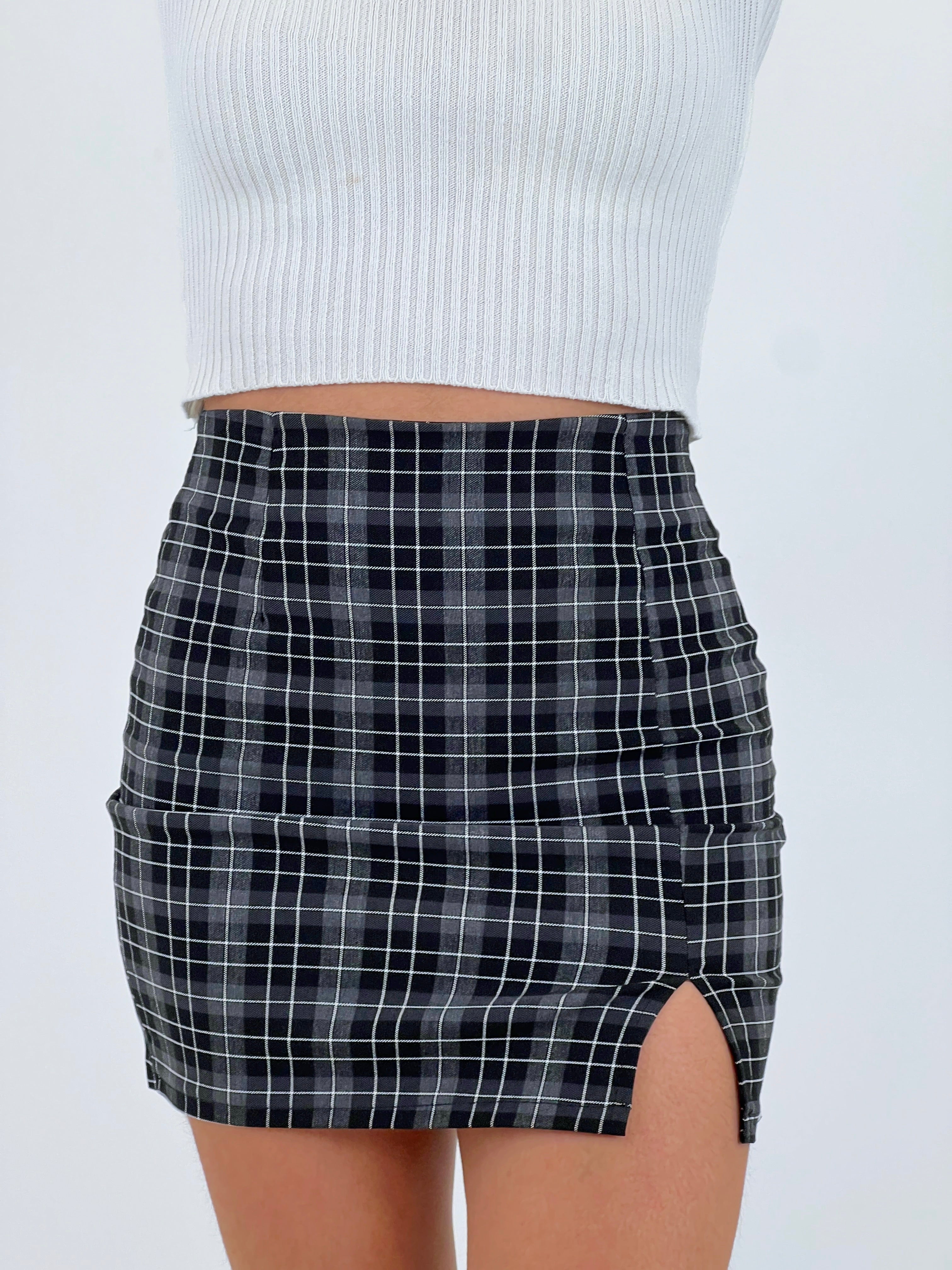 Falda slot cuadros - Zebra&Maduixa®