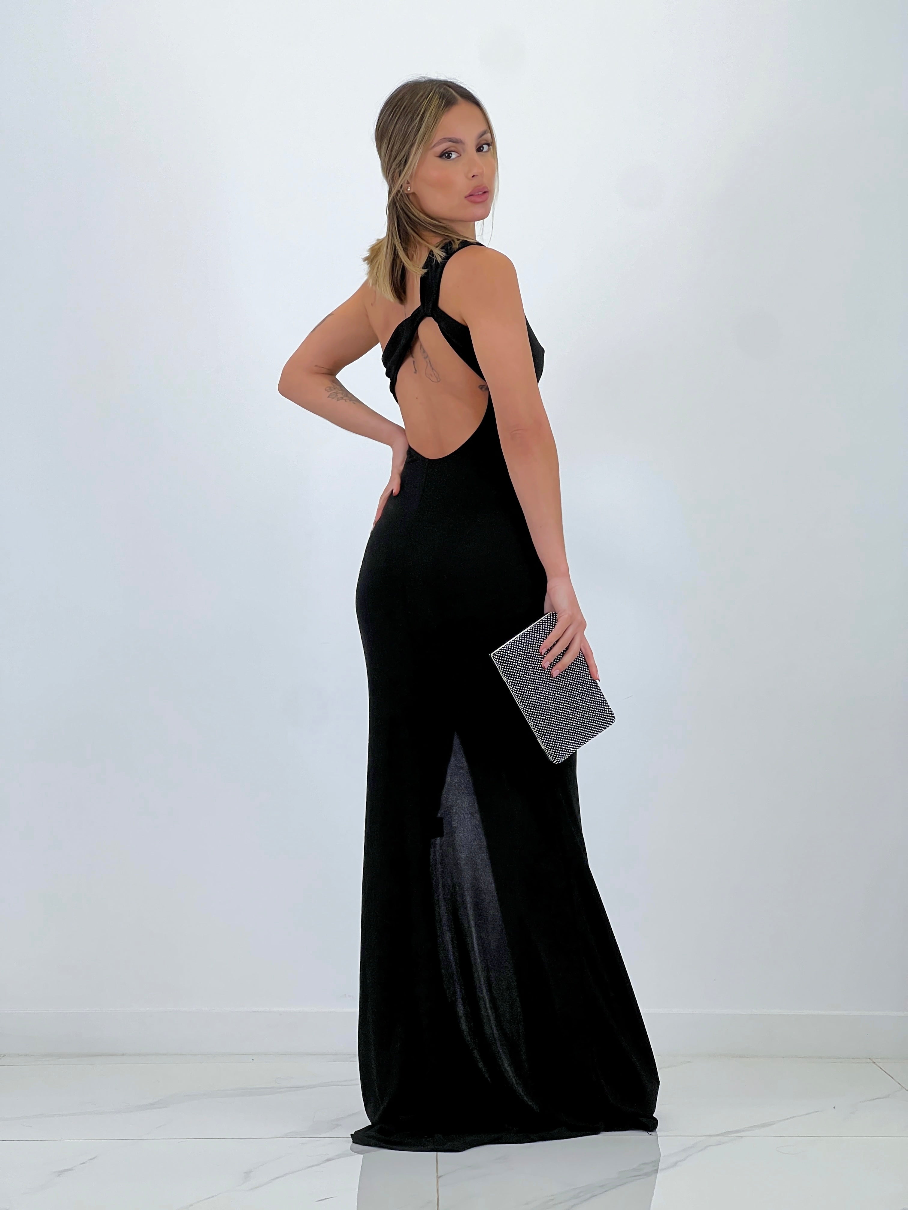 Vestido largo lurex ajustado - Zebra&Maduixa®