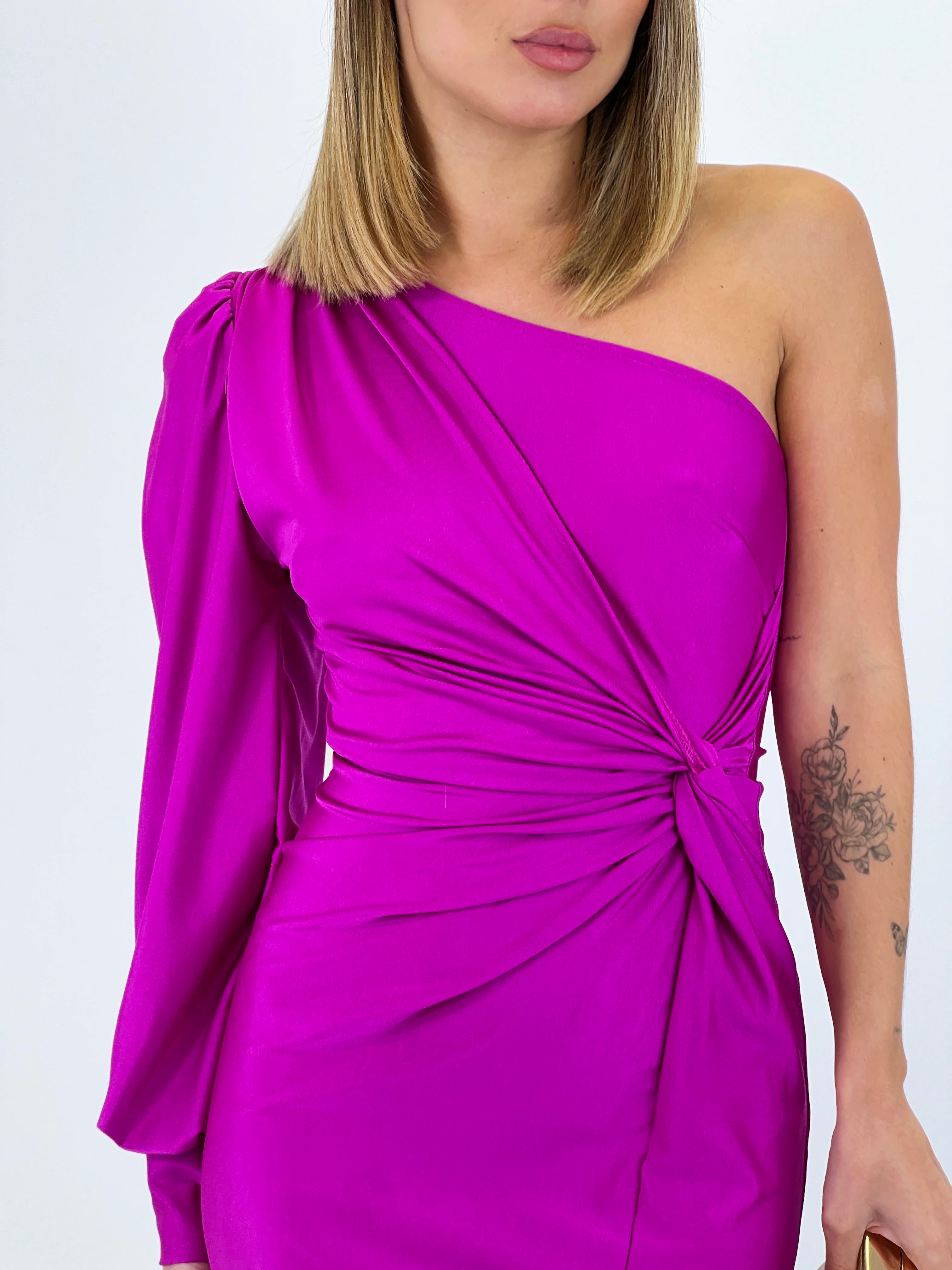 Vestido manga asimétrica Hera - Zebra&Maduixa®