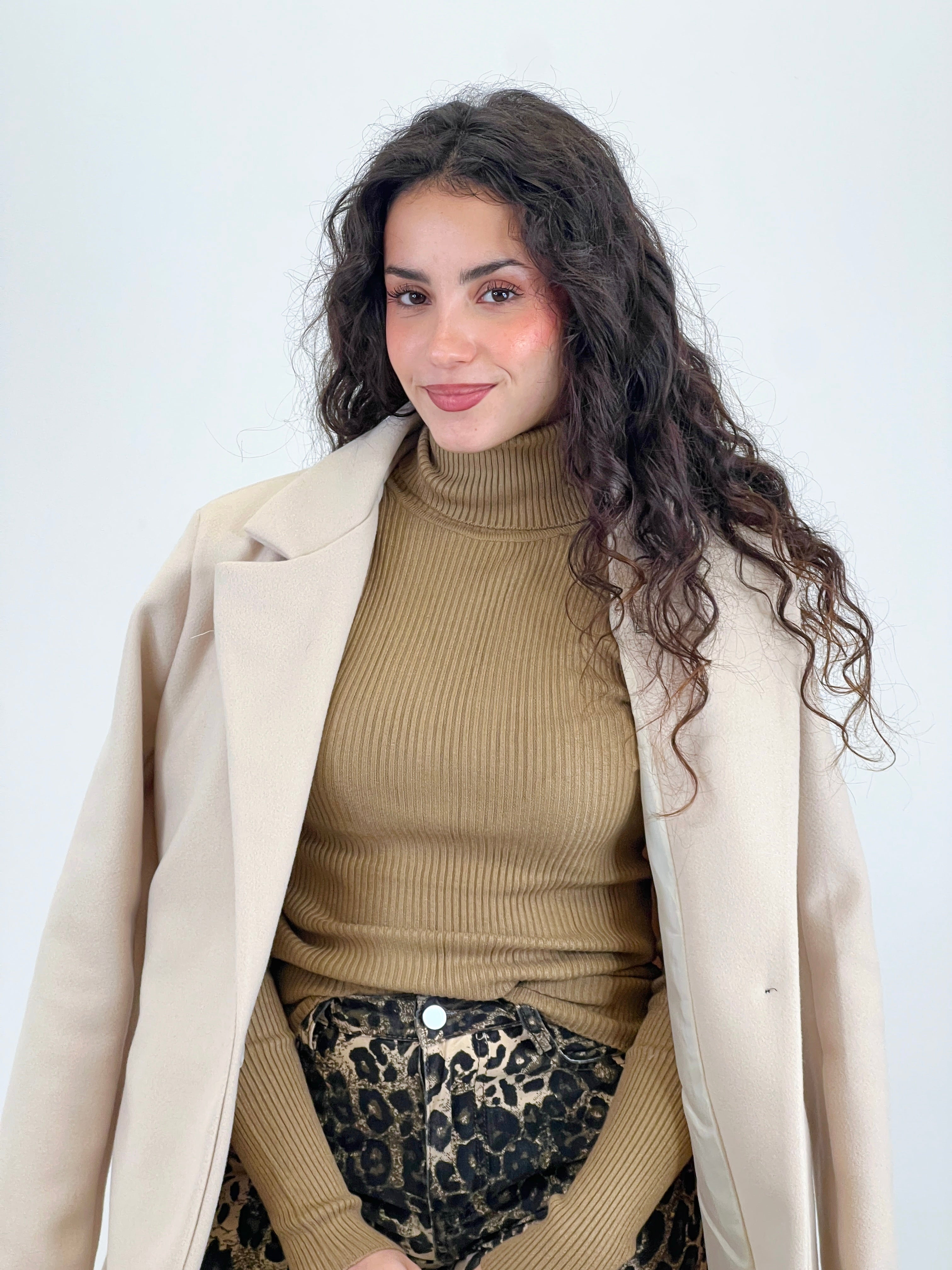 Jersey ceñido cuello subido - Zebra&Maduixa®