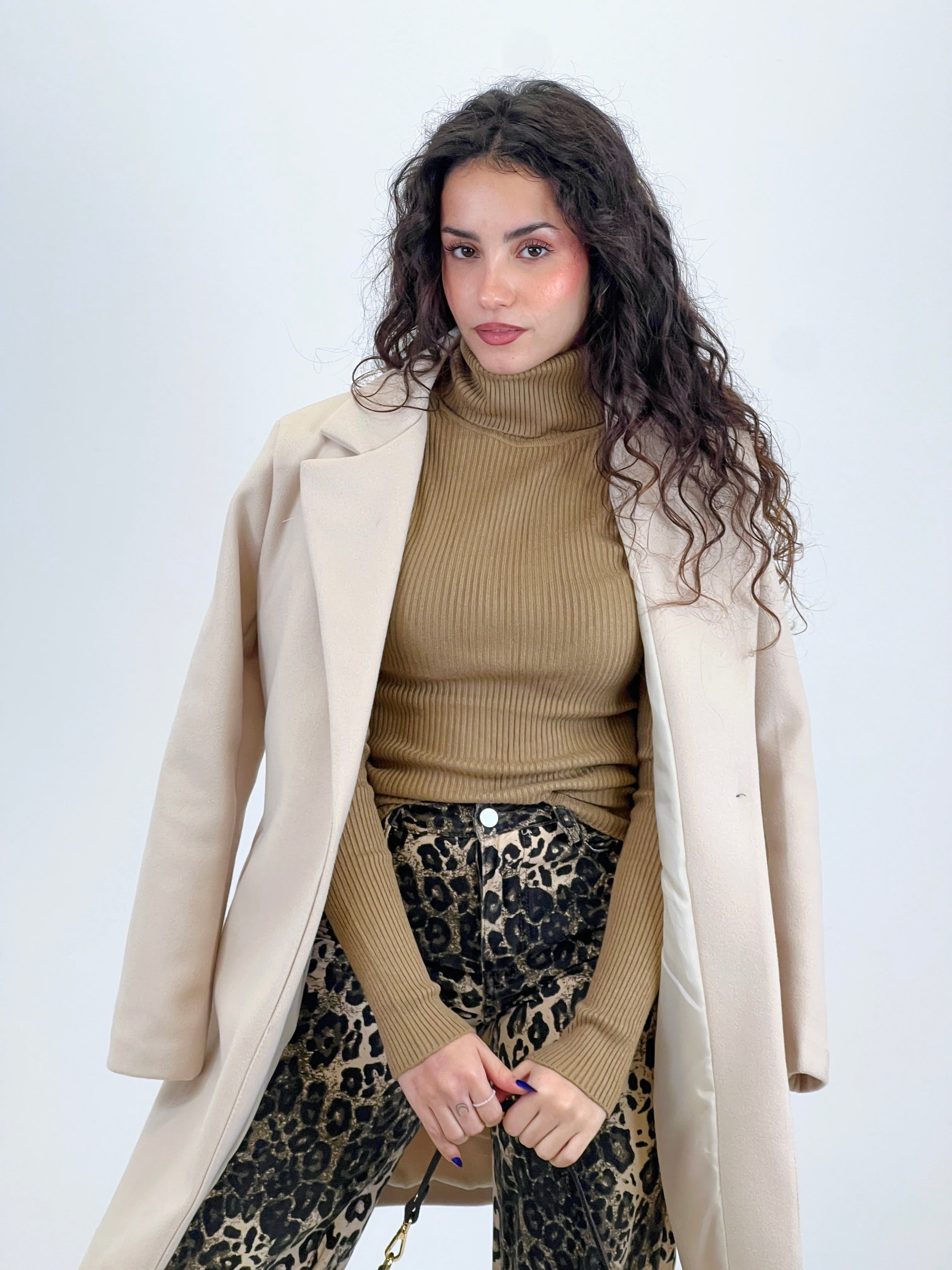 Jersey ceñido cuello subido - Zebra&Maduixa®