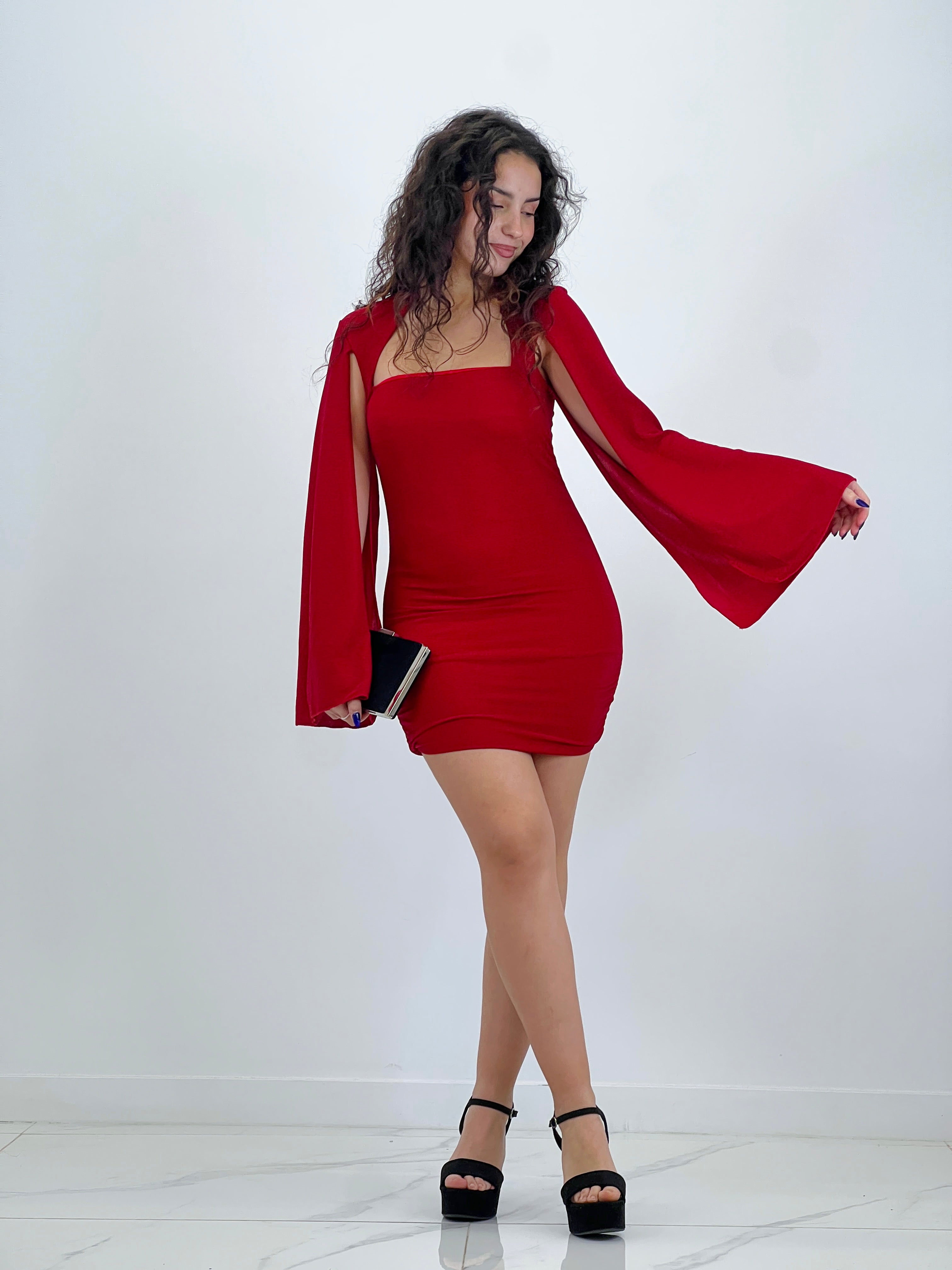 Vestido mangas capa - Zebra&Maduixa®