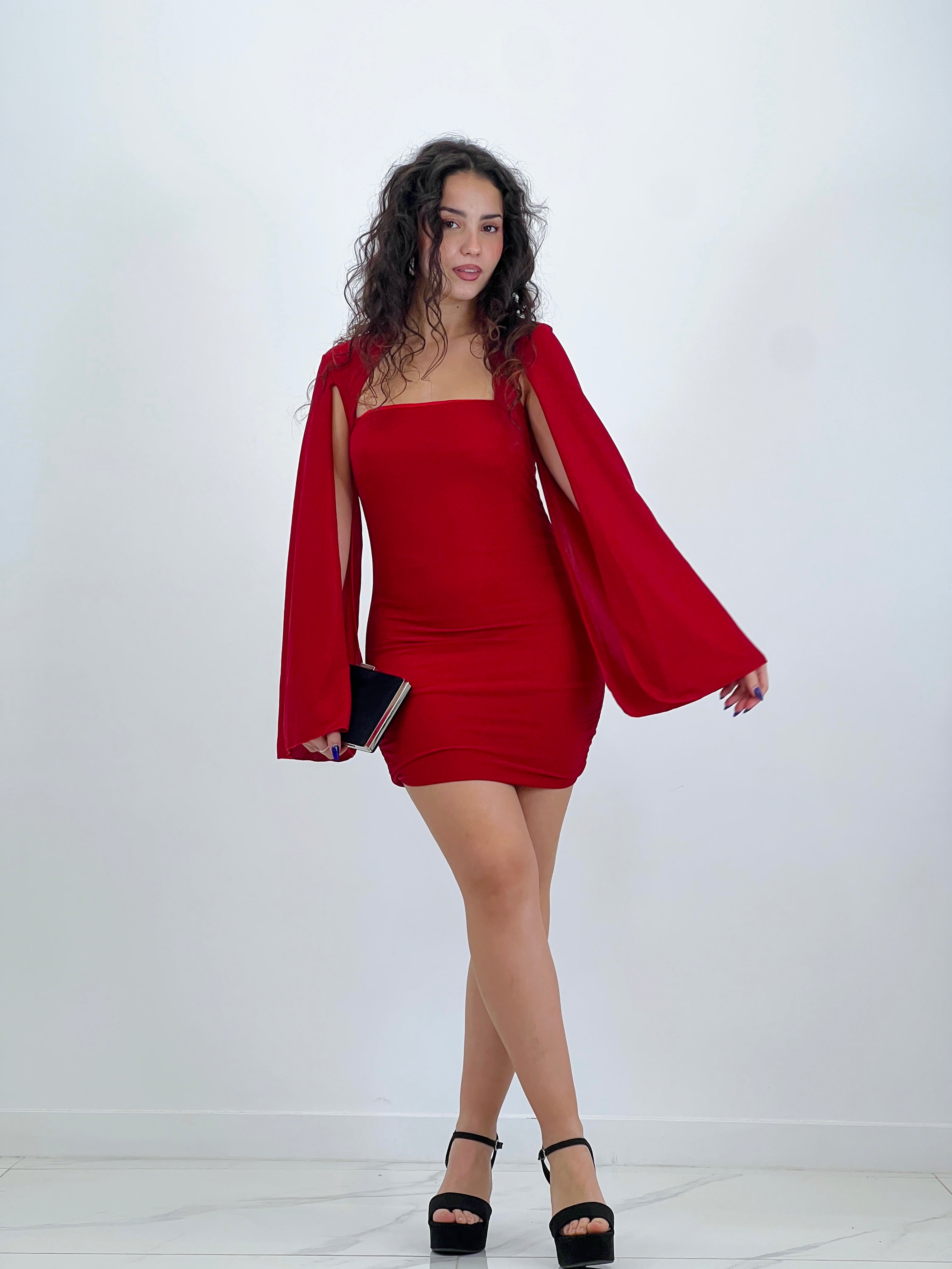 Vestido mangas capa - Zebra&Maduixa®