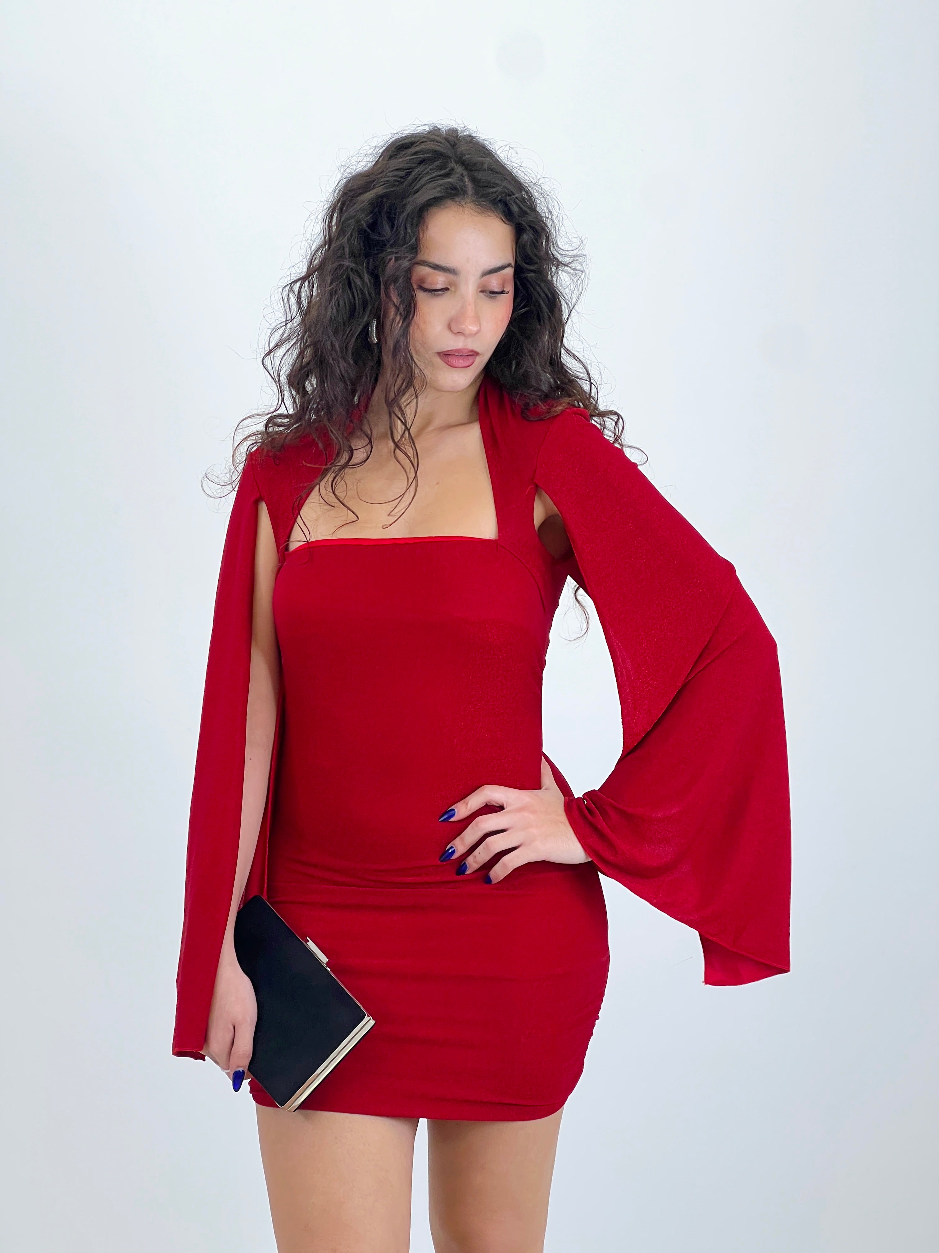 Vestido mangas capa - Zebra&Maduixa®