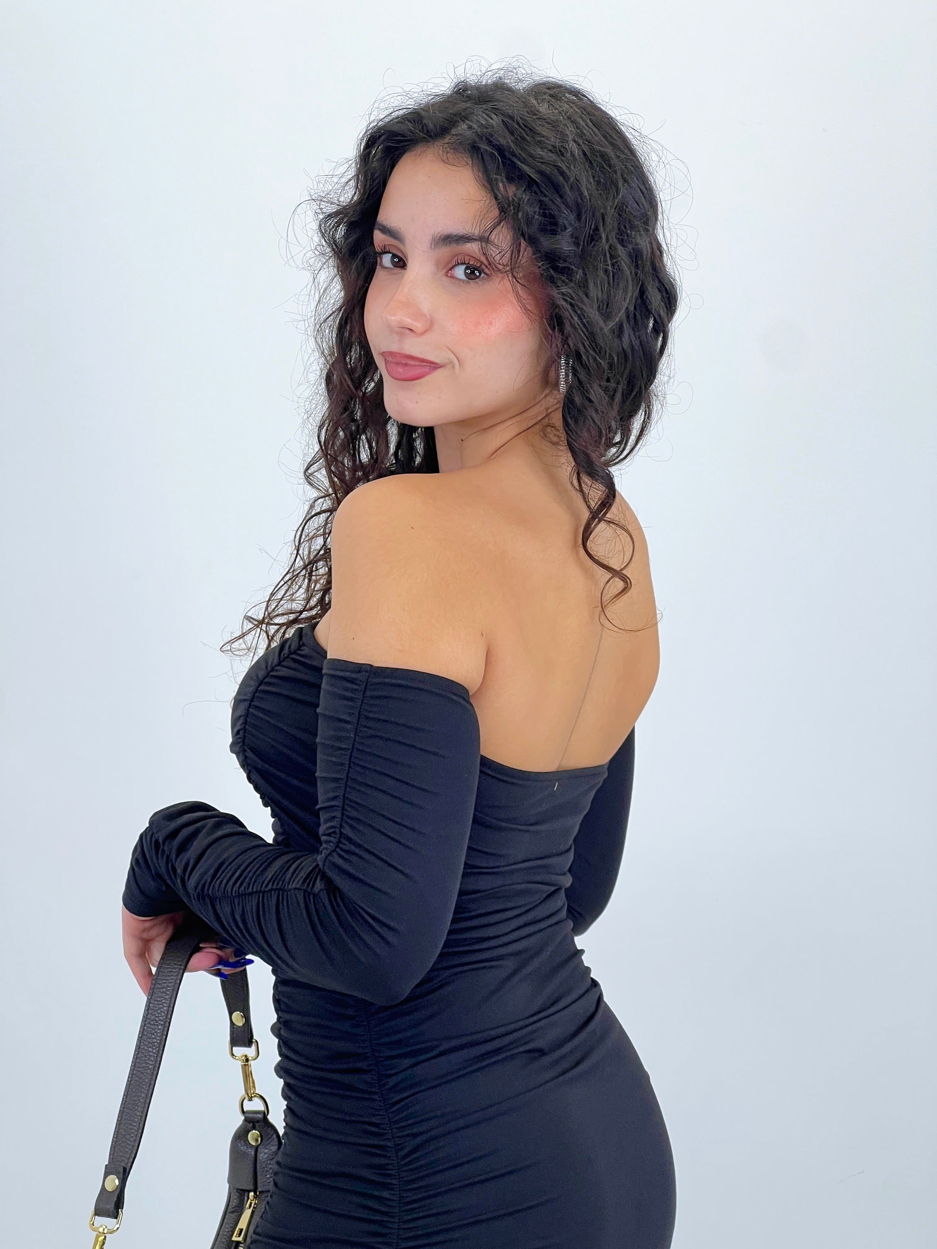 Vestido frunces cuello barco - Zebra&Maduixa®