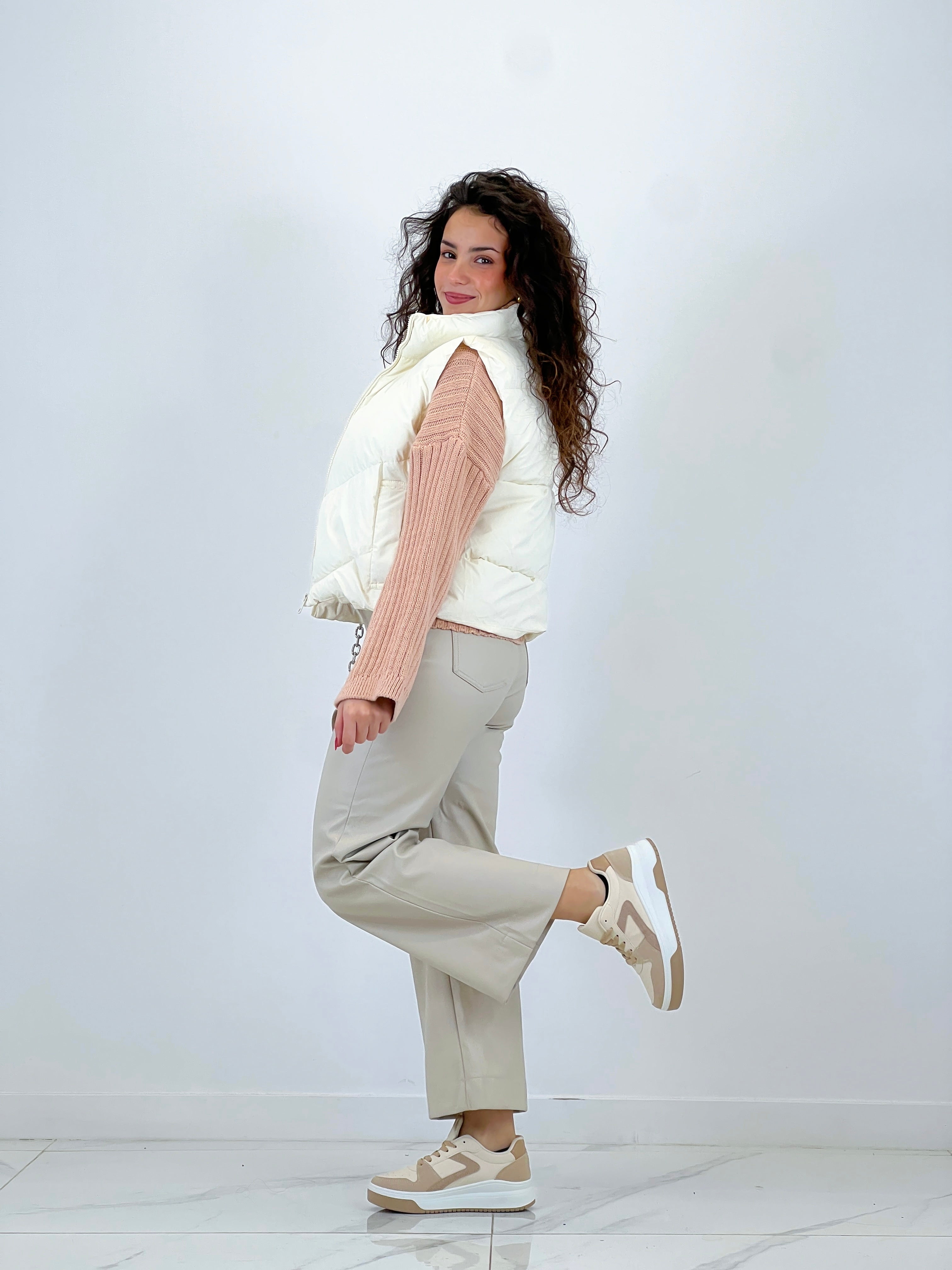 Chaleco crop acolchado - Zebra&Maduixa®