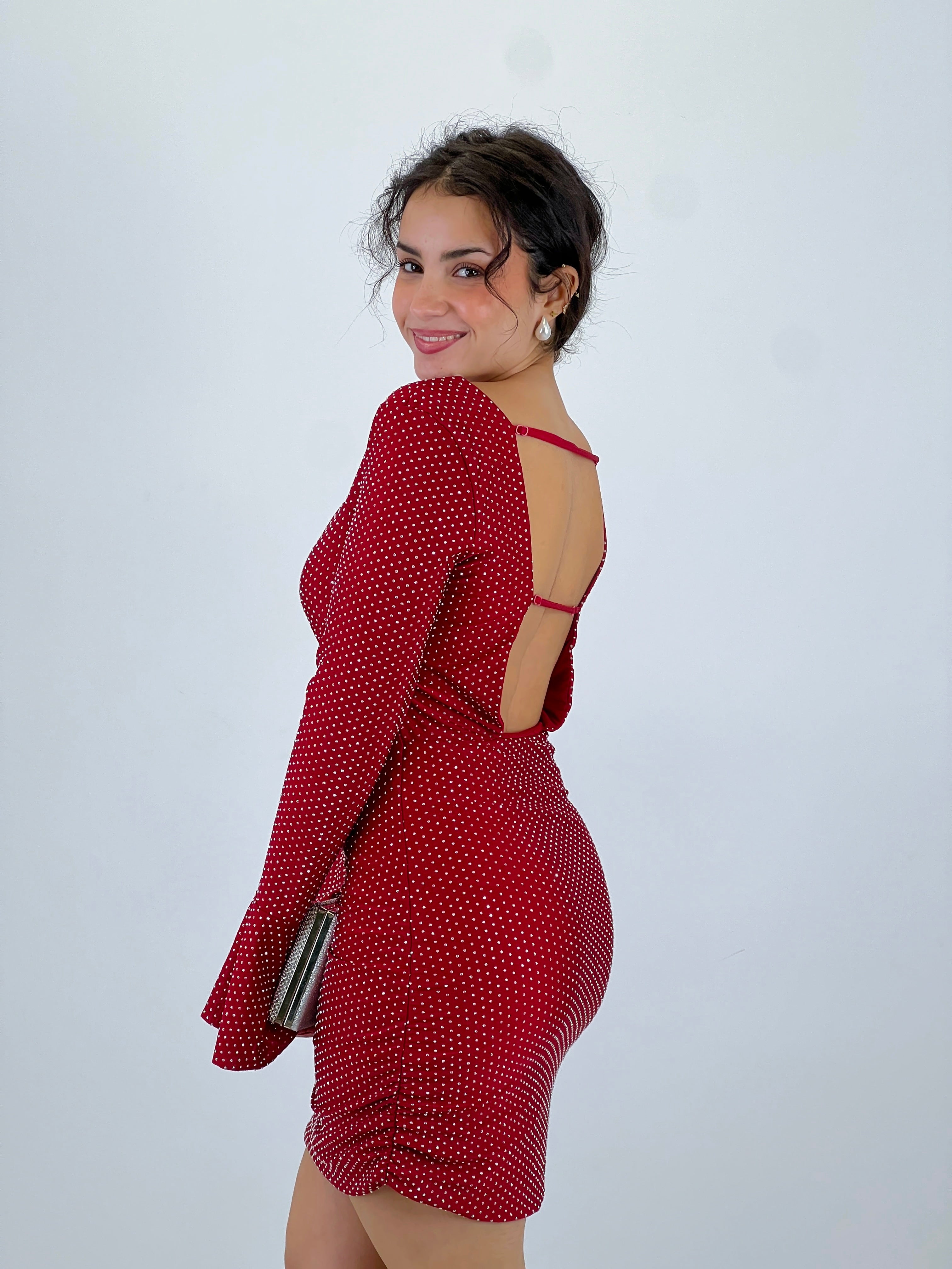 Vestido cristales manga larga - Zebra&Maduixa®