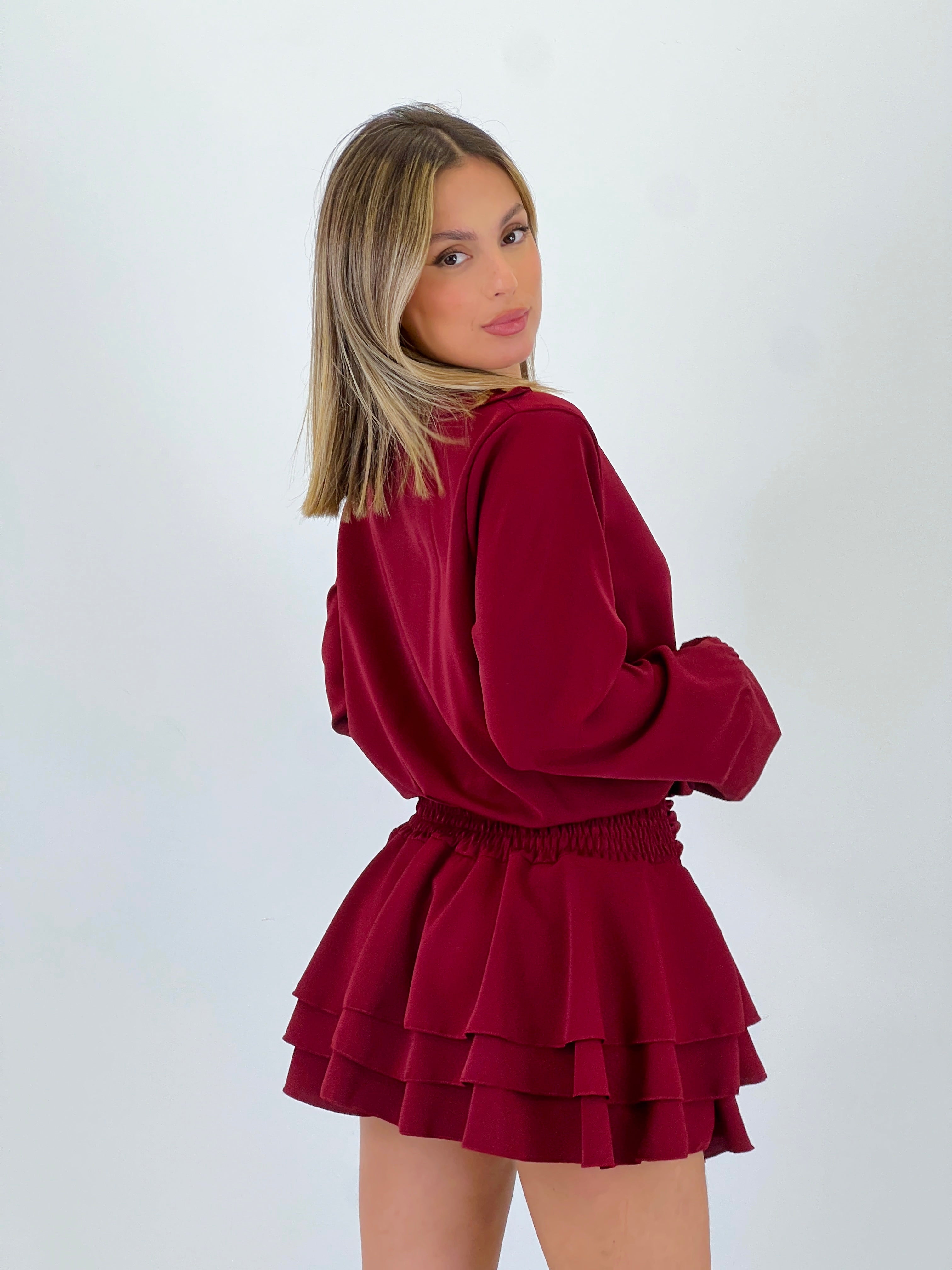 Vestido camisero falda volantes - Zebra&Maduixa®