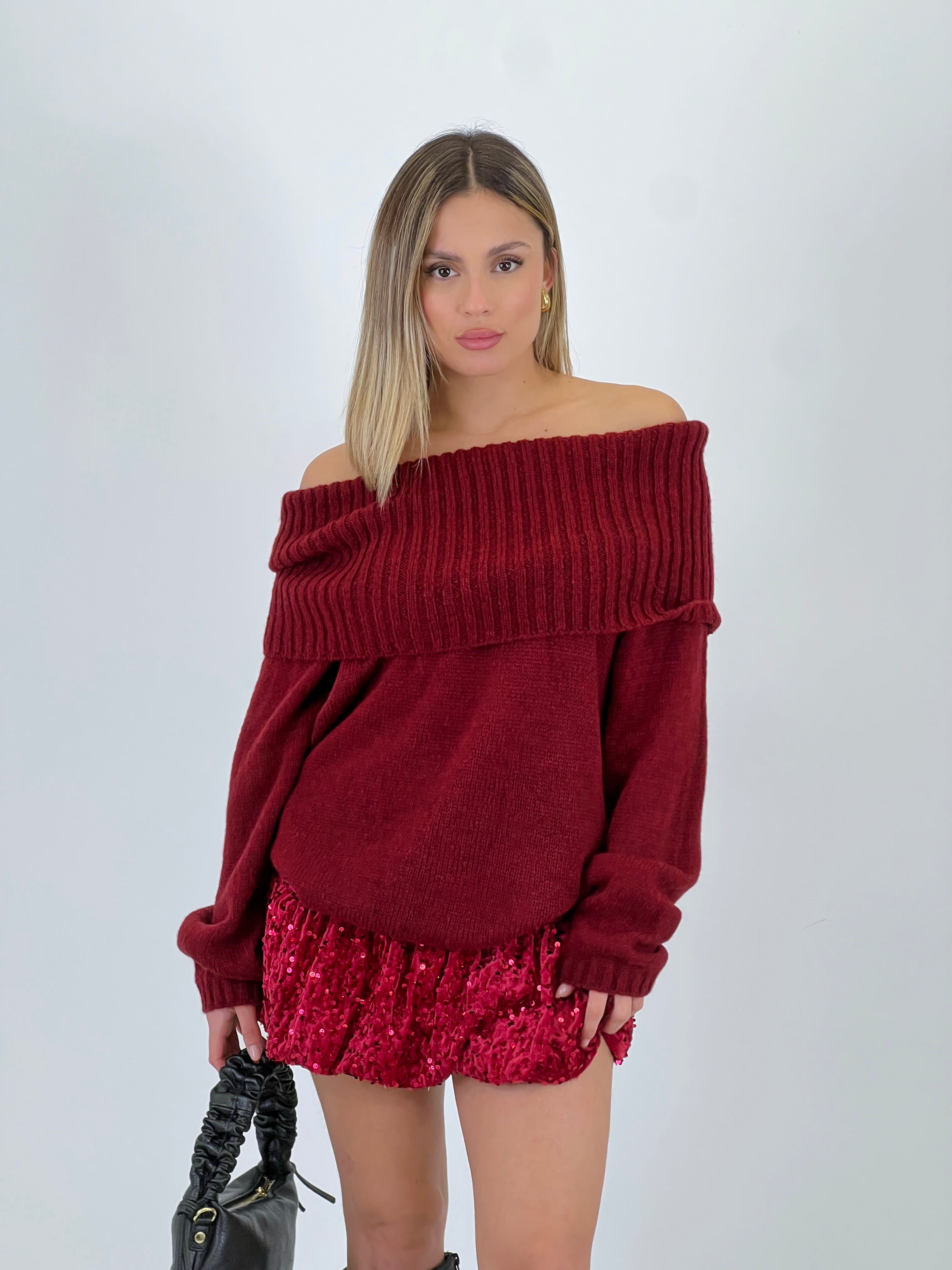 Falda lentejuelas globo