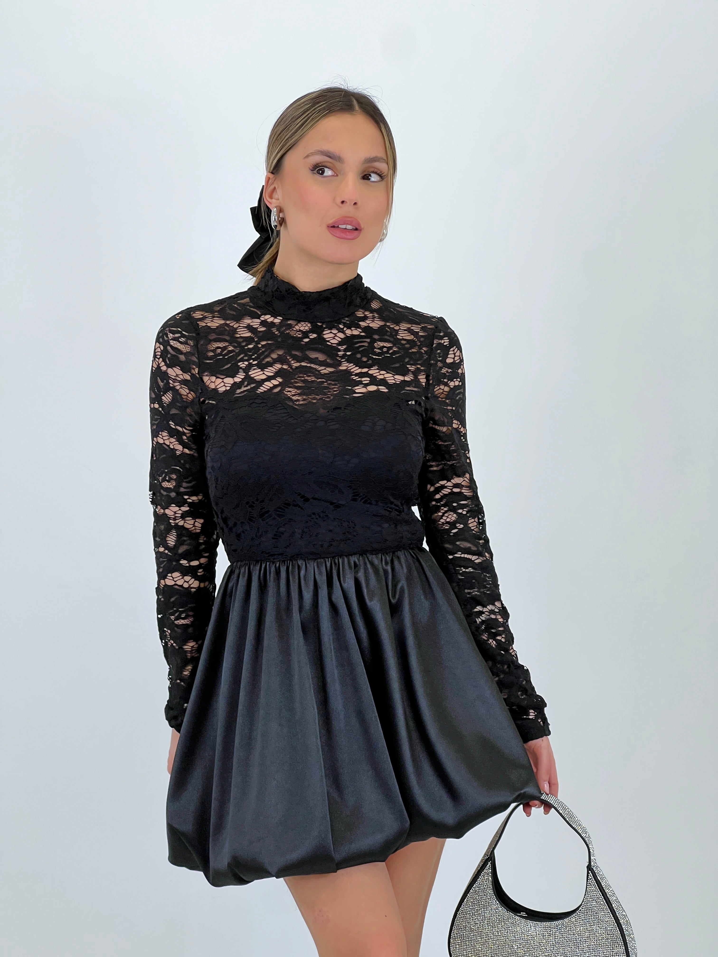 Vestido encaje falda globo - Zebra&Maduixa®