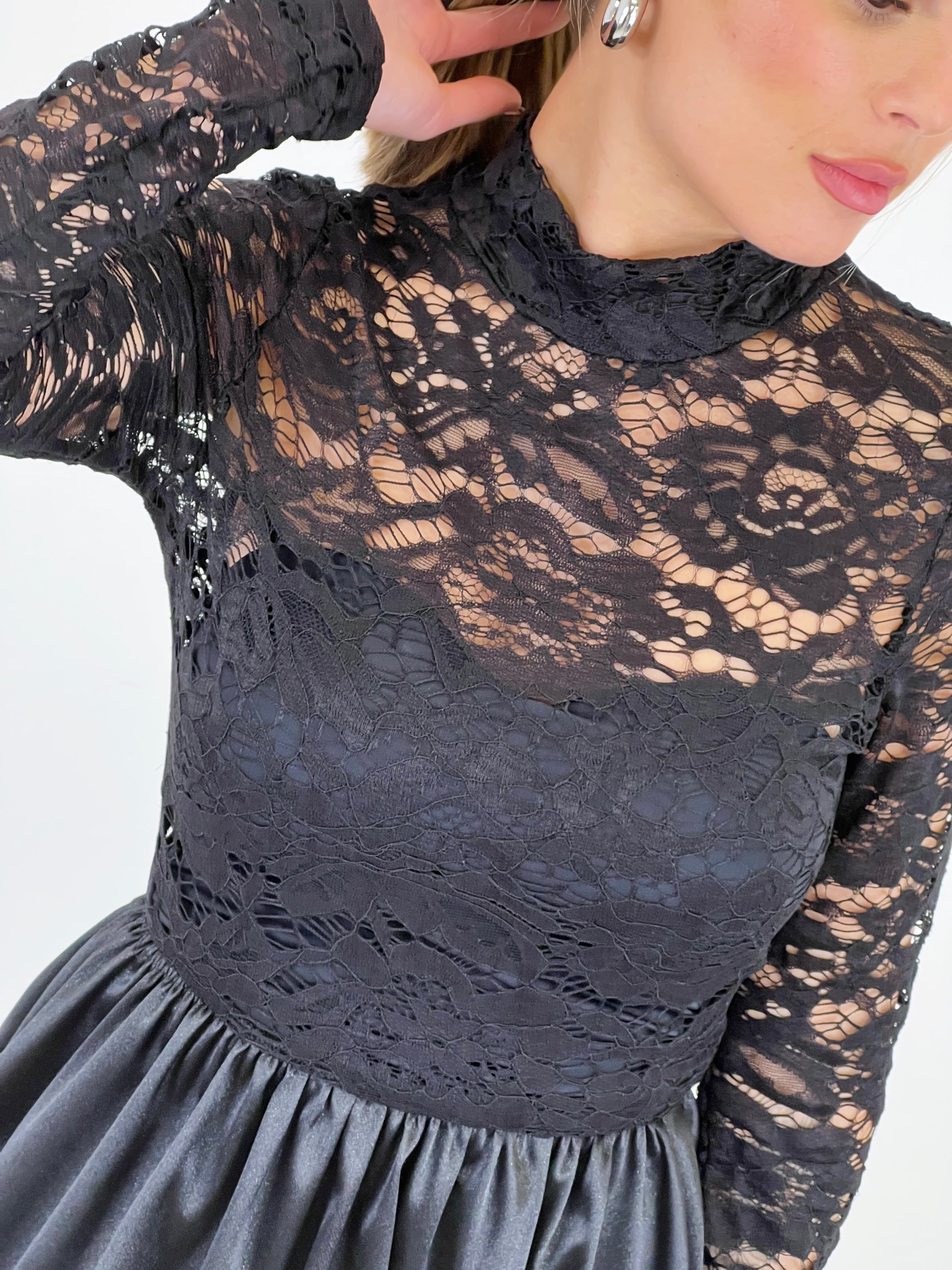 Vestido encaje falda globo - Zebra&Maduixa®