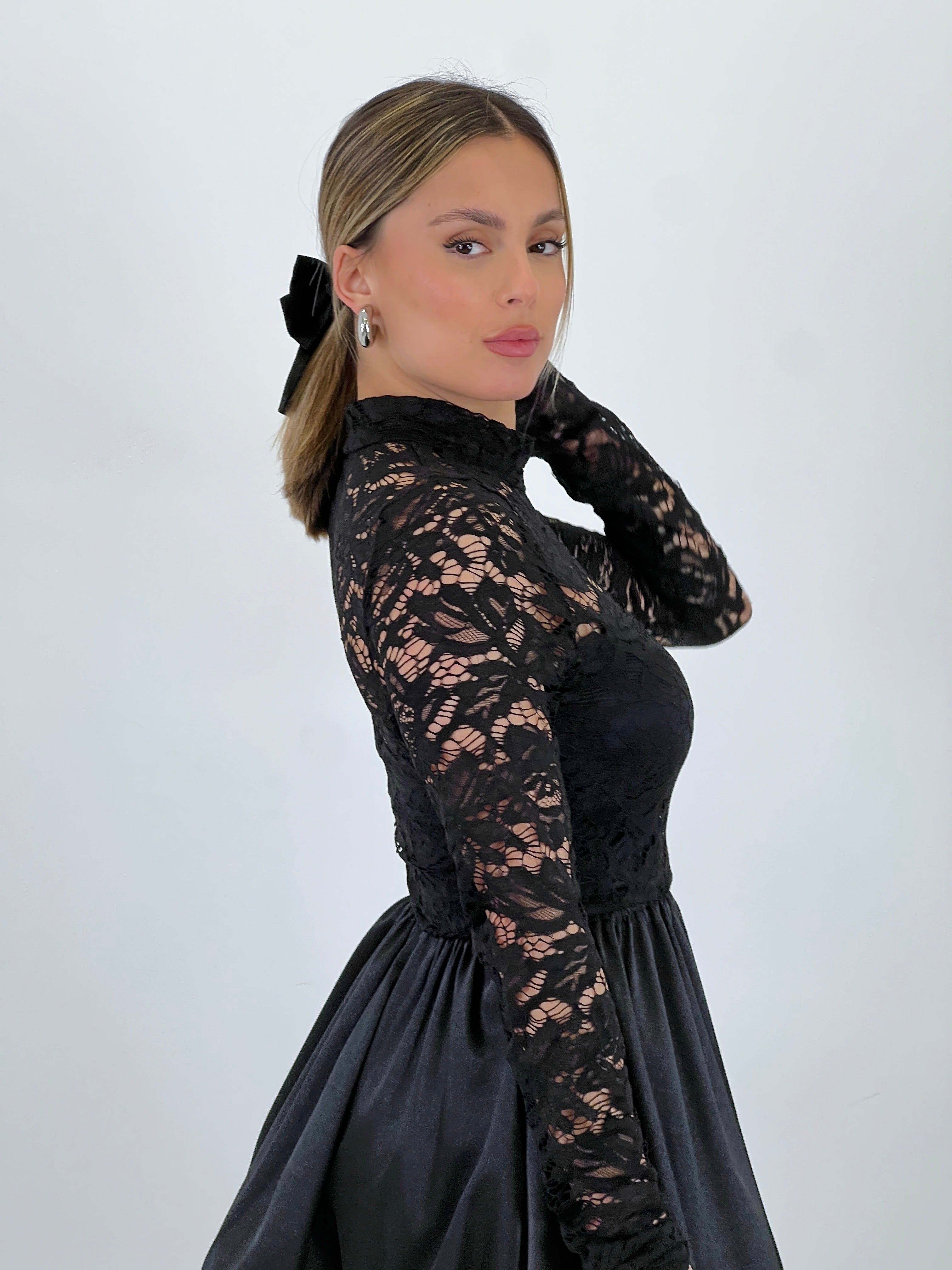 Vestido encaje falda globo - Zebra&Maduixa®