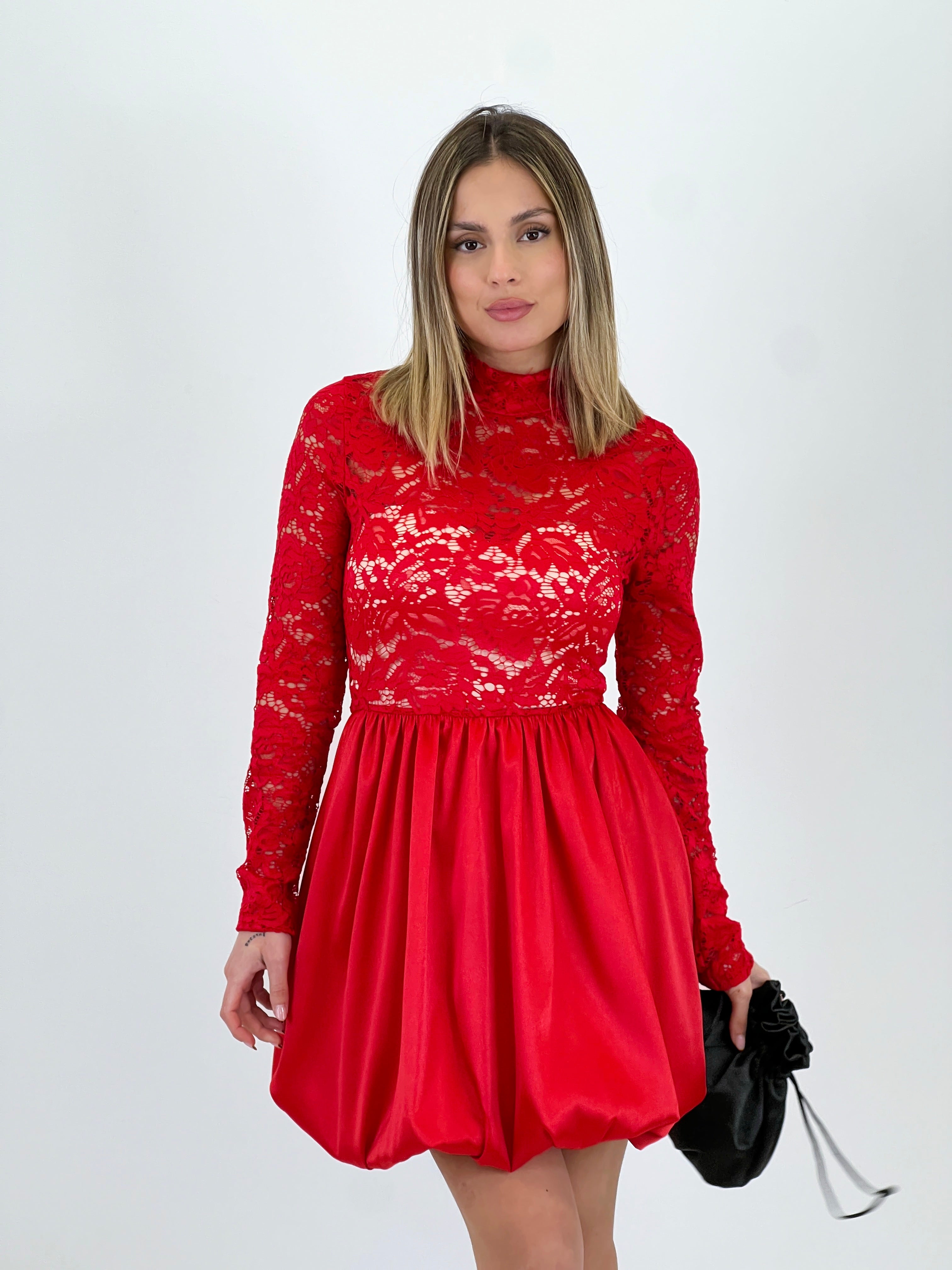 Vestido encaje falda globo - Zebra&Maduixa®