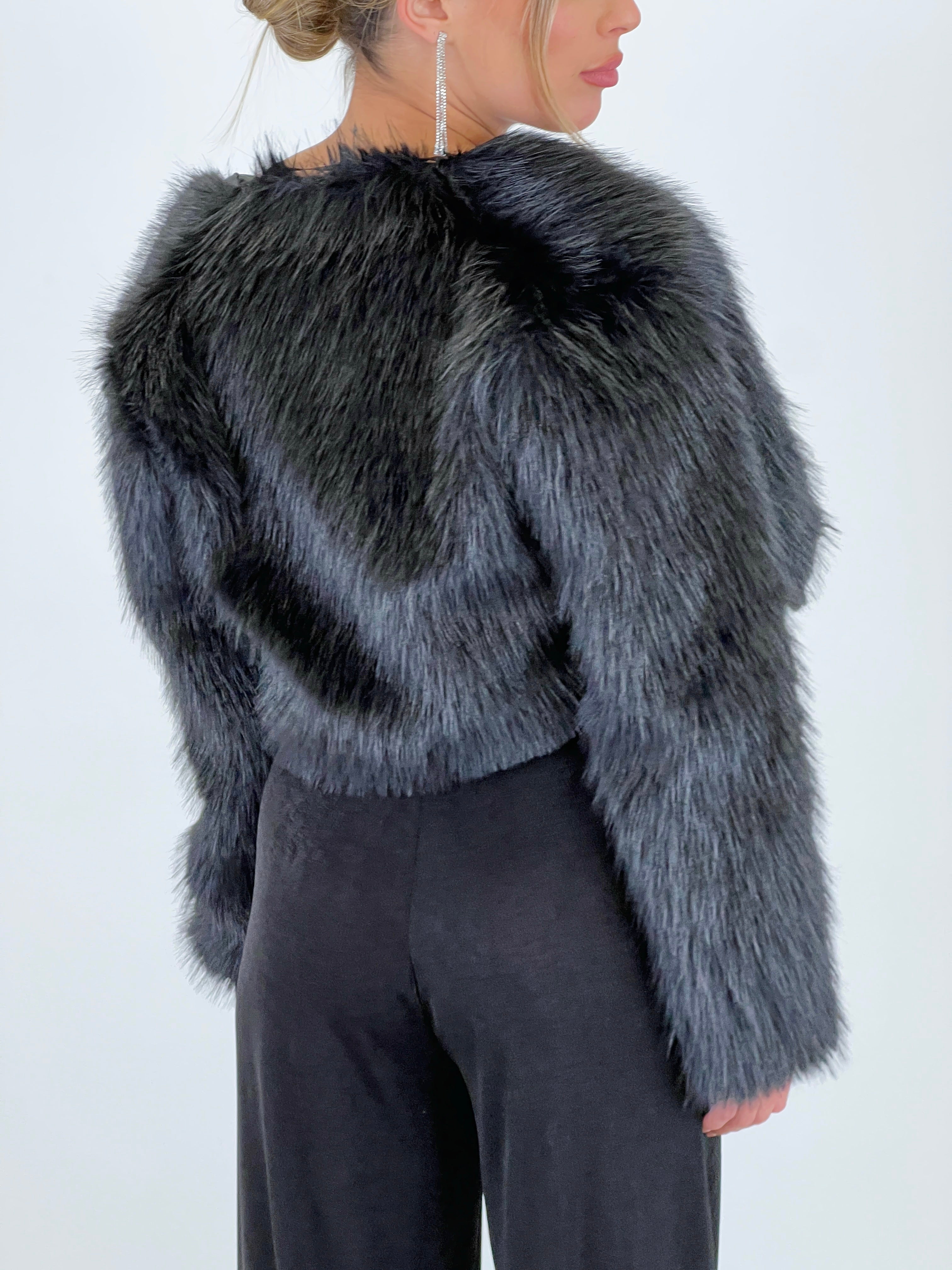 Chaqueta bolero pelo