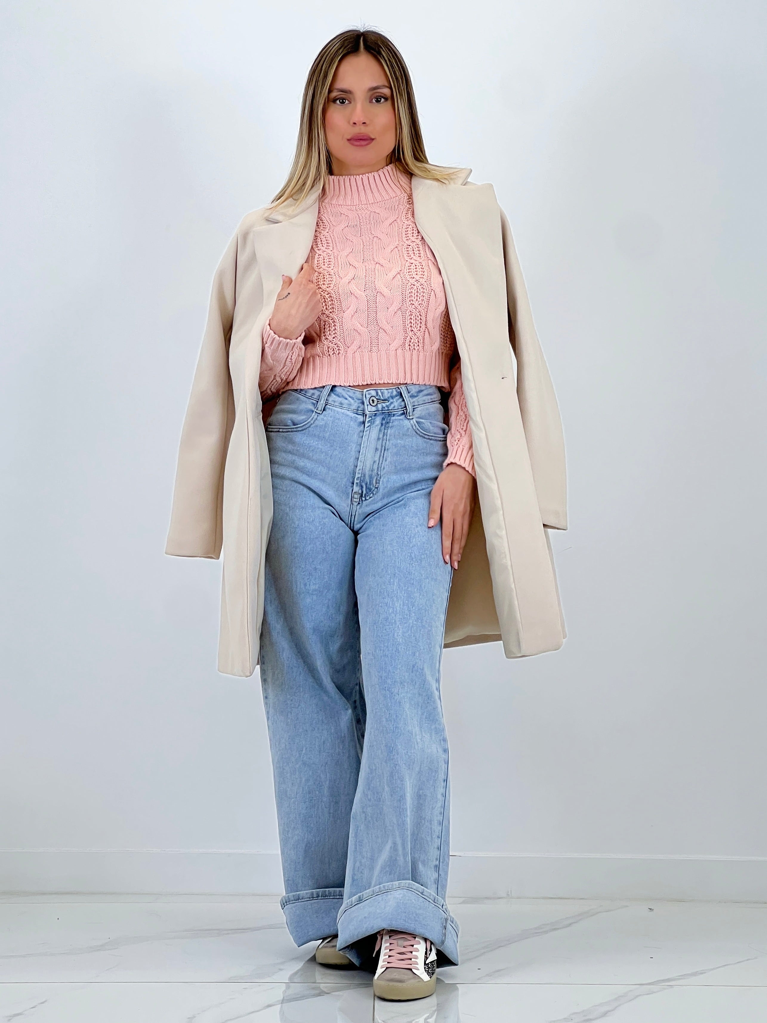 Jeans denim wide leg - Zebra&Maduixa®