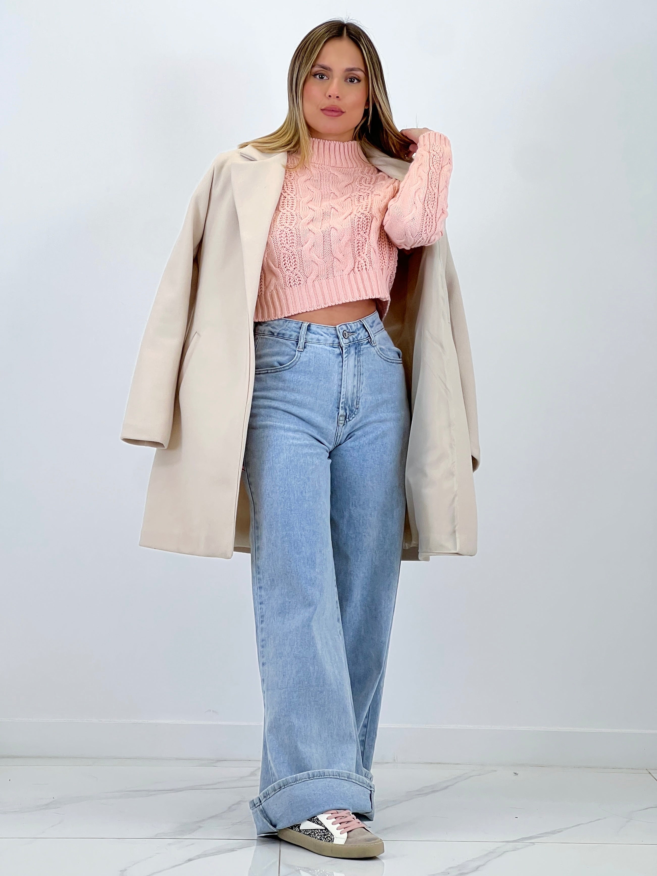 Jeans denim wide leg - Zebra&Maduixa®