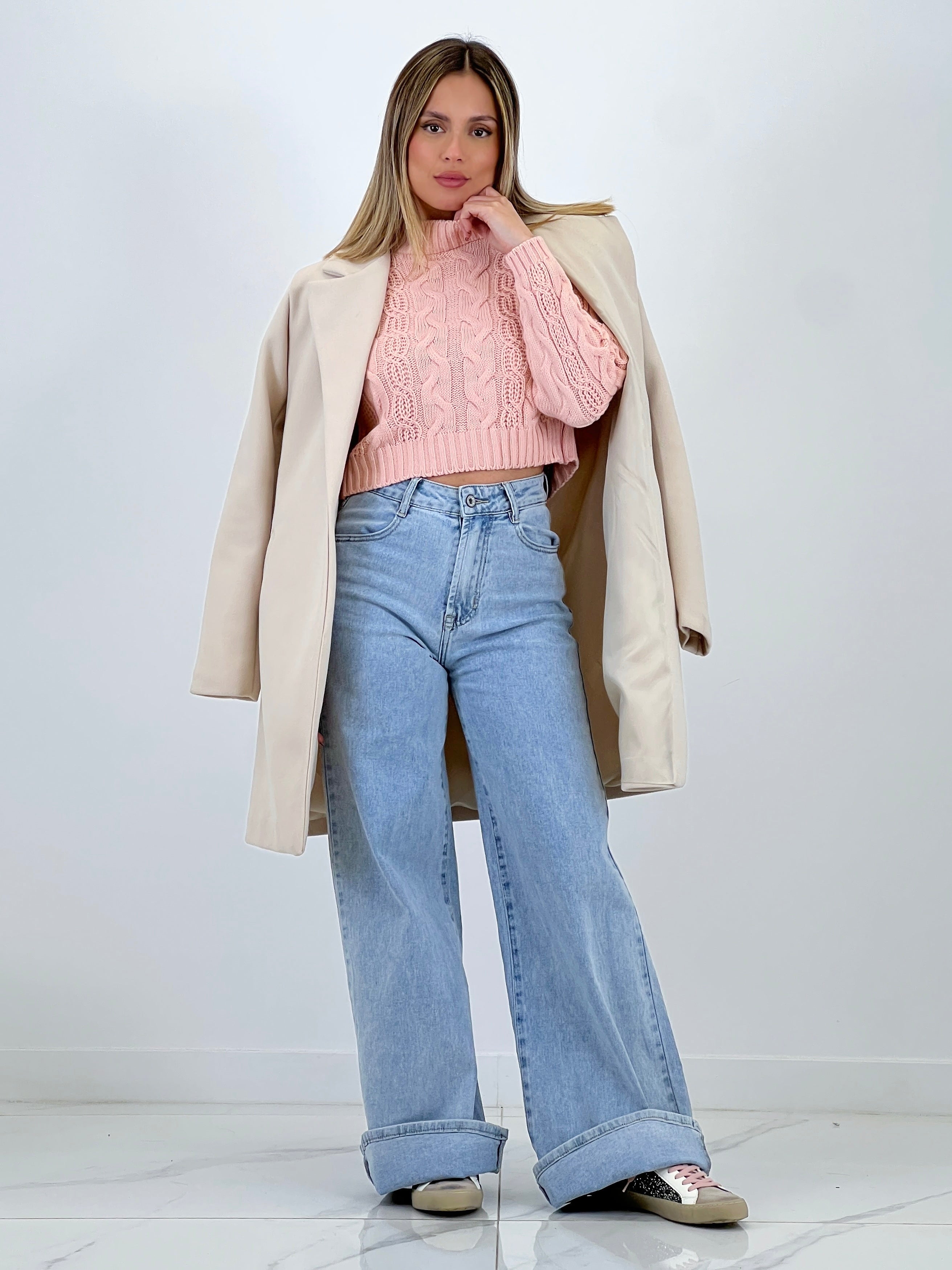 Jeans denim wide leg - Zebra&Maduixa®