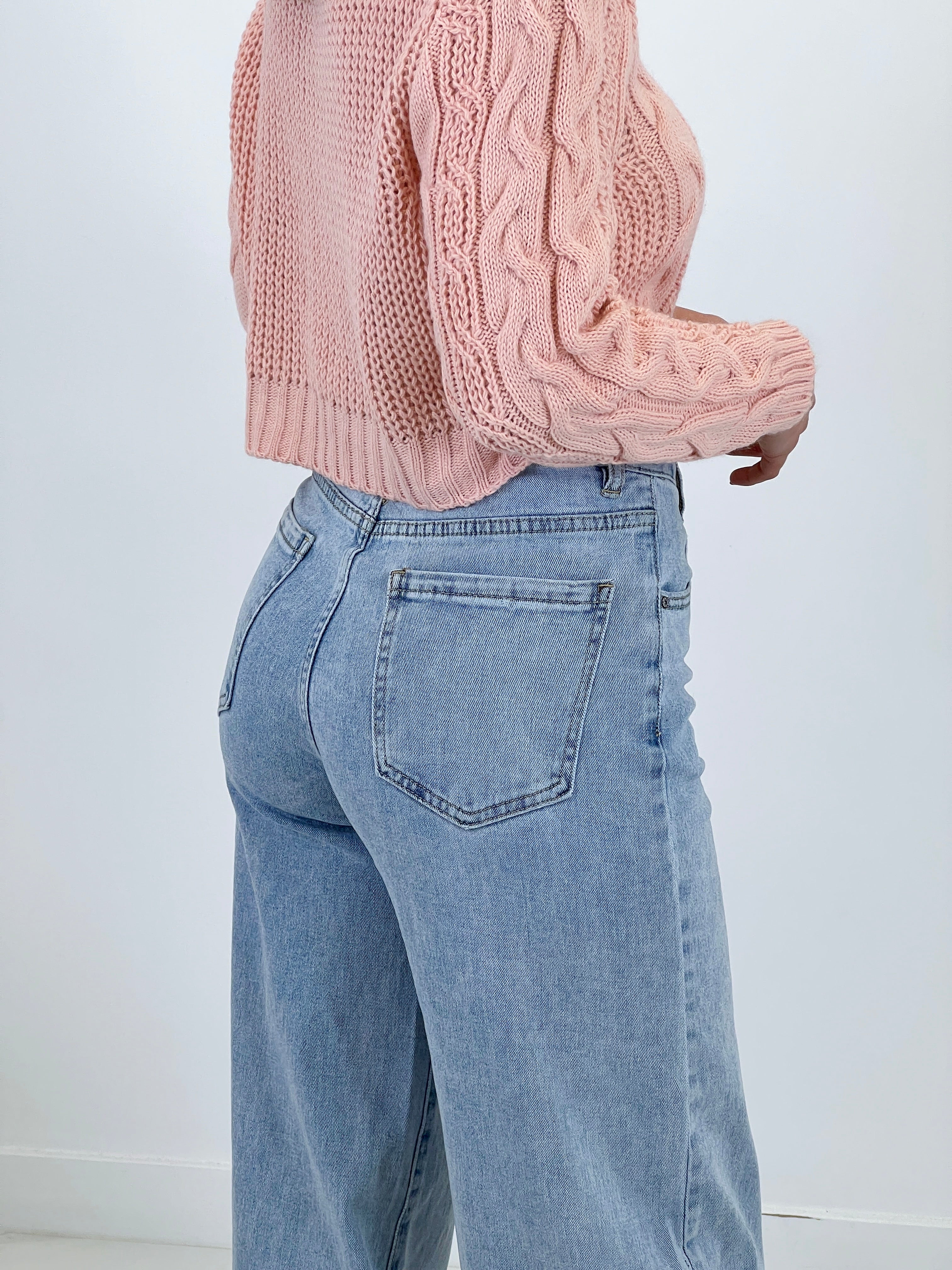 Jeans denim wide leg - Zebra&Maduixa®