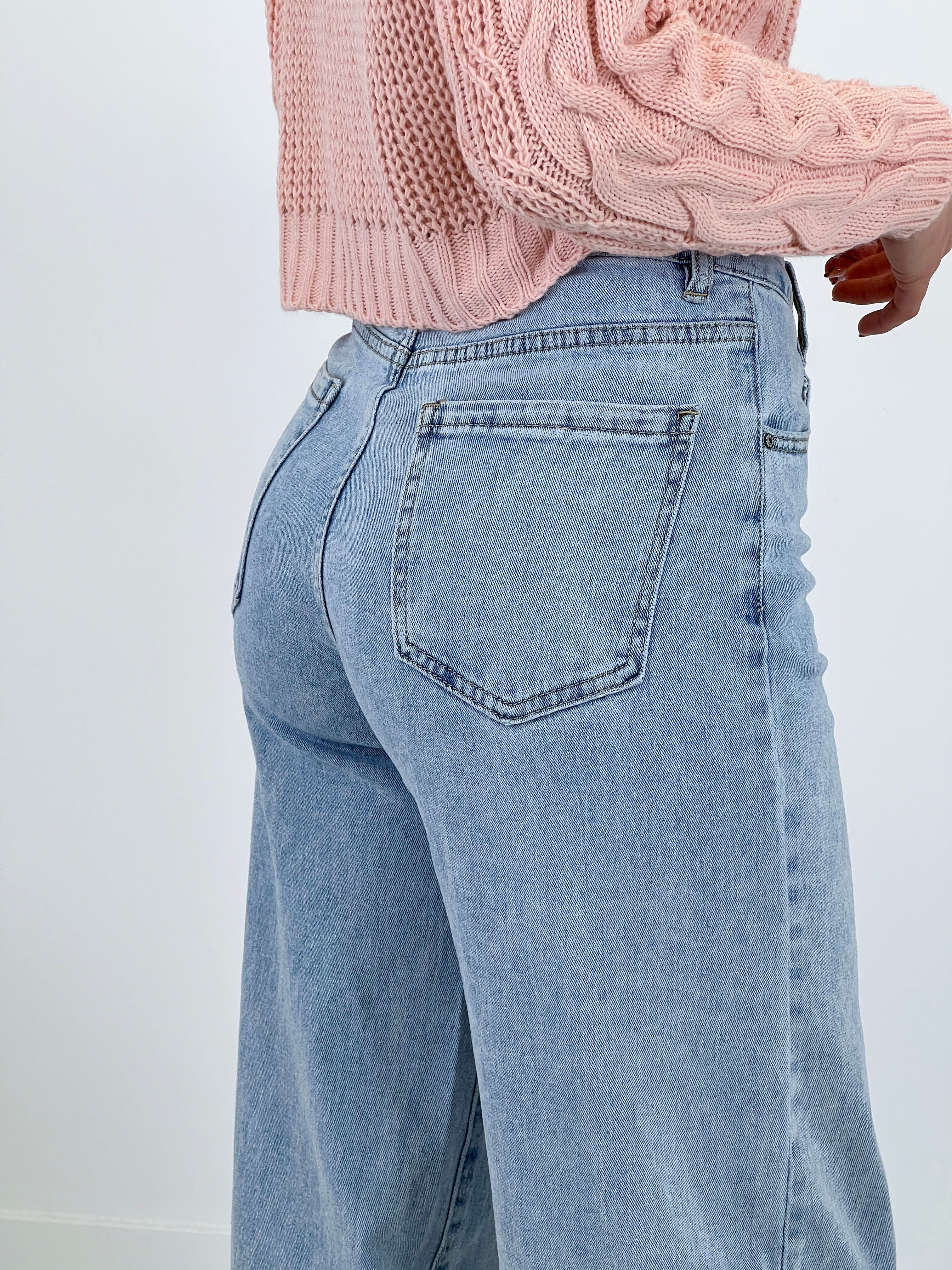 Jeans denim wide leg - Zebra&Maduixa®