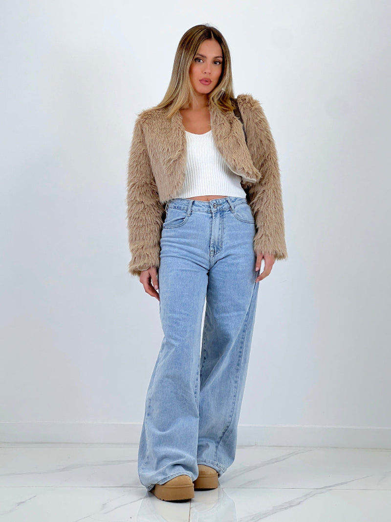 Jeans denim wide leg - Zebra&Maduixa®