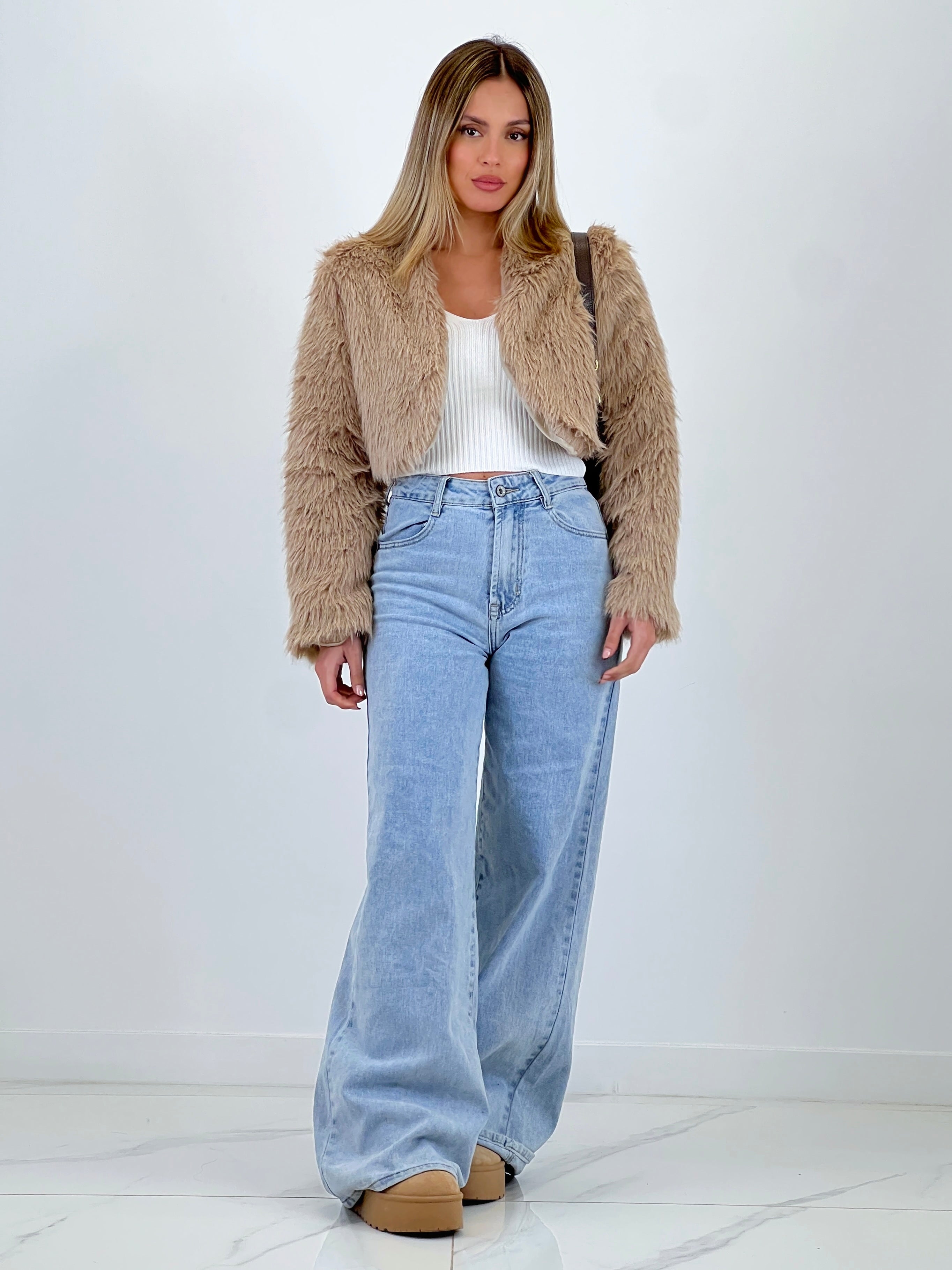 Jeans denim wide leg - Zebra&Maduixa®