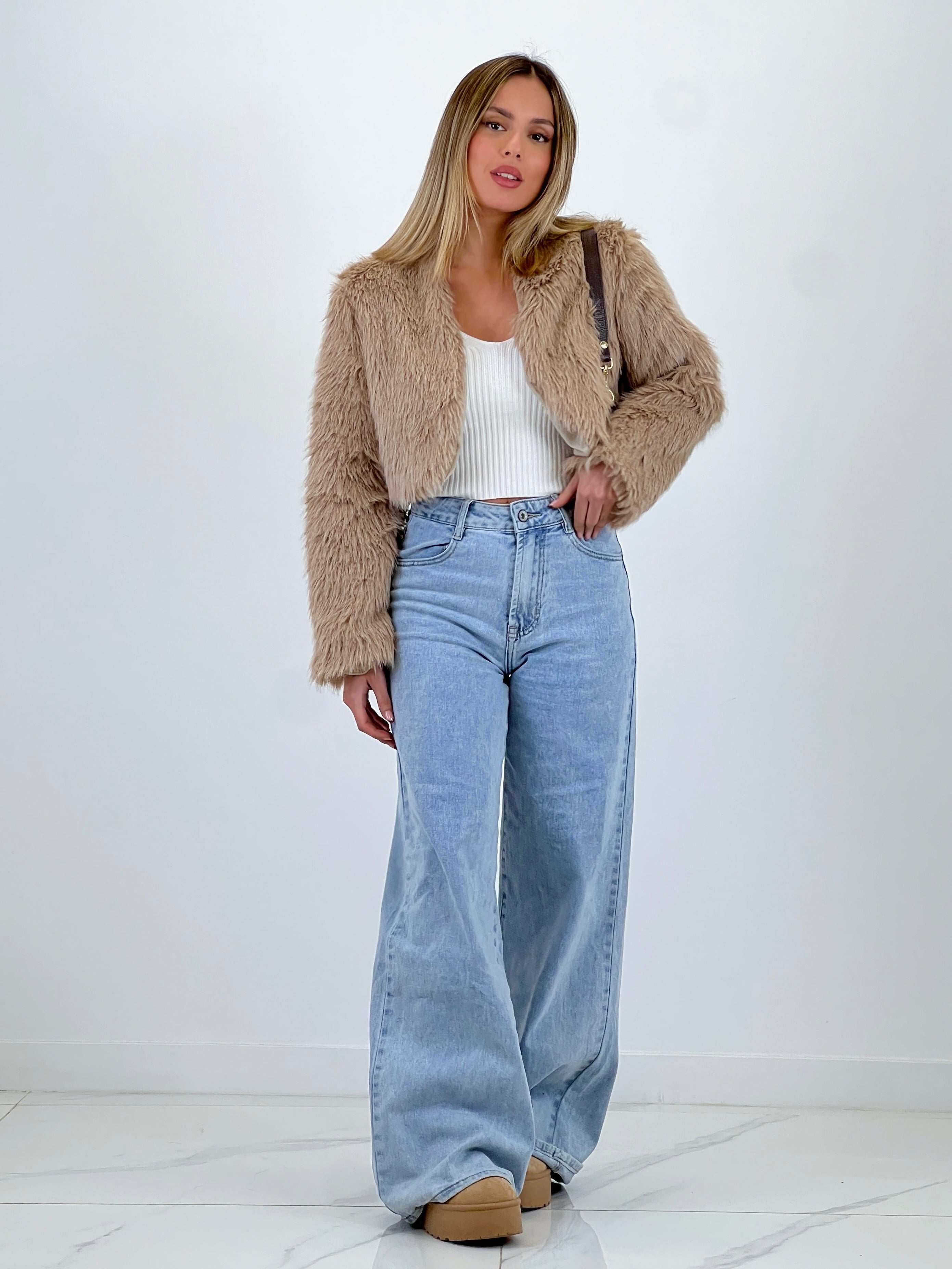 Jeans denim wide leg - Zebra&Maduixa®