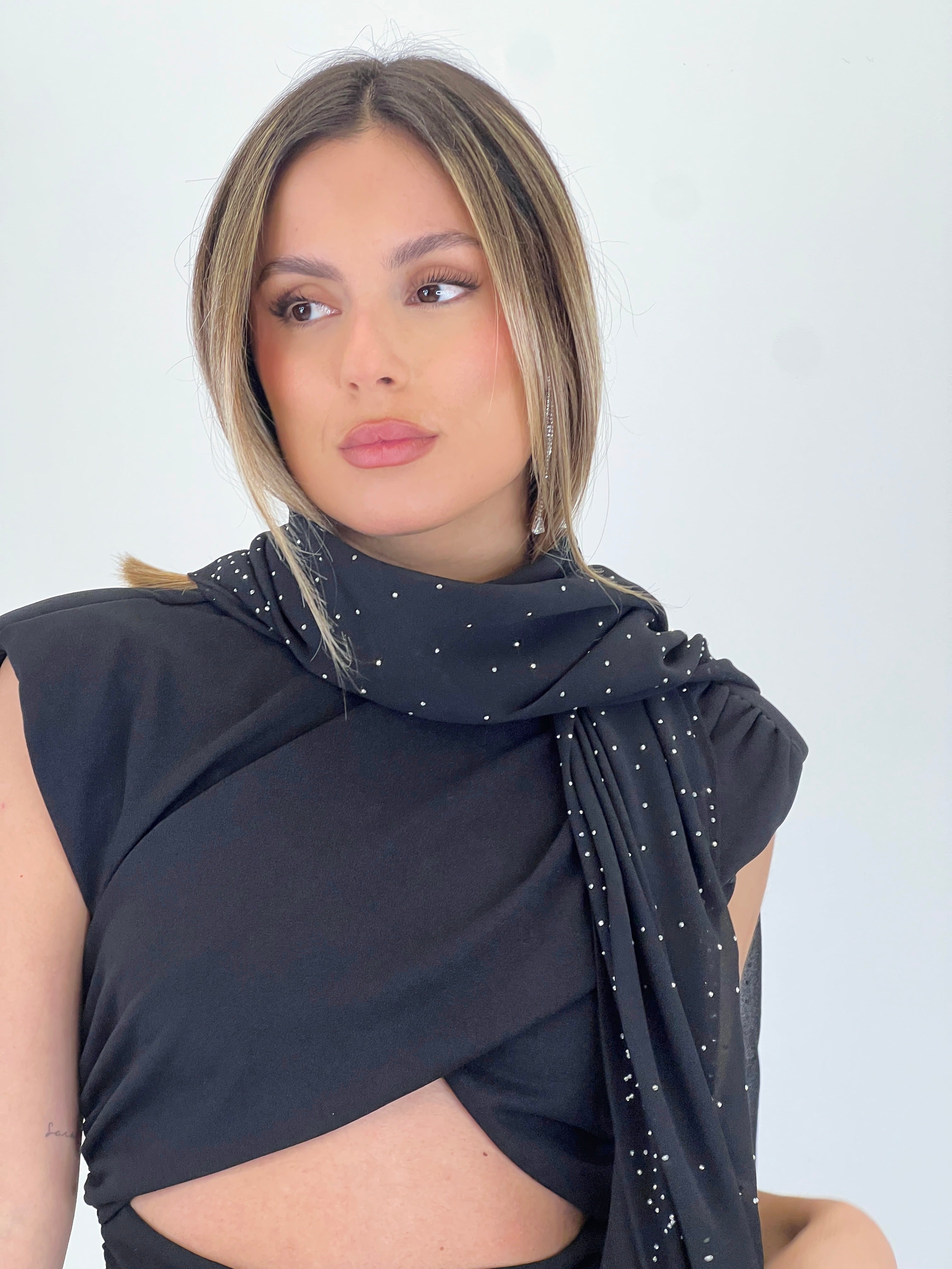 Vestido cut out midi Mirta