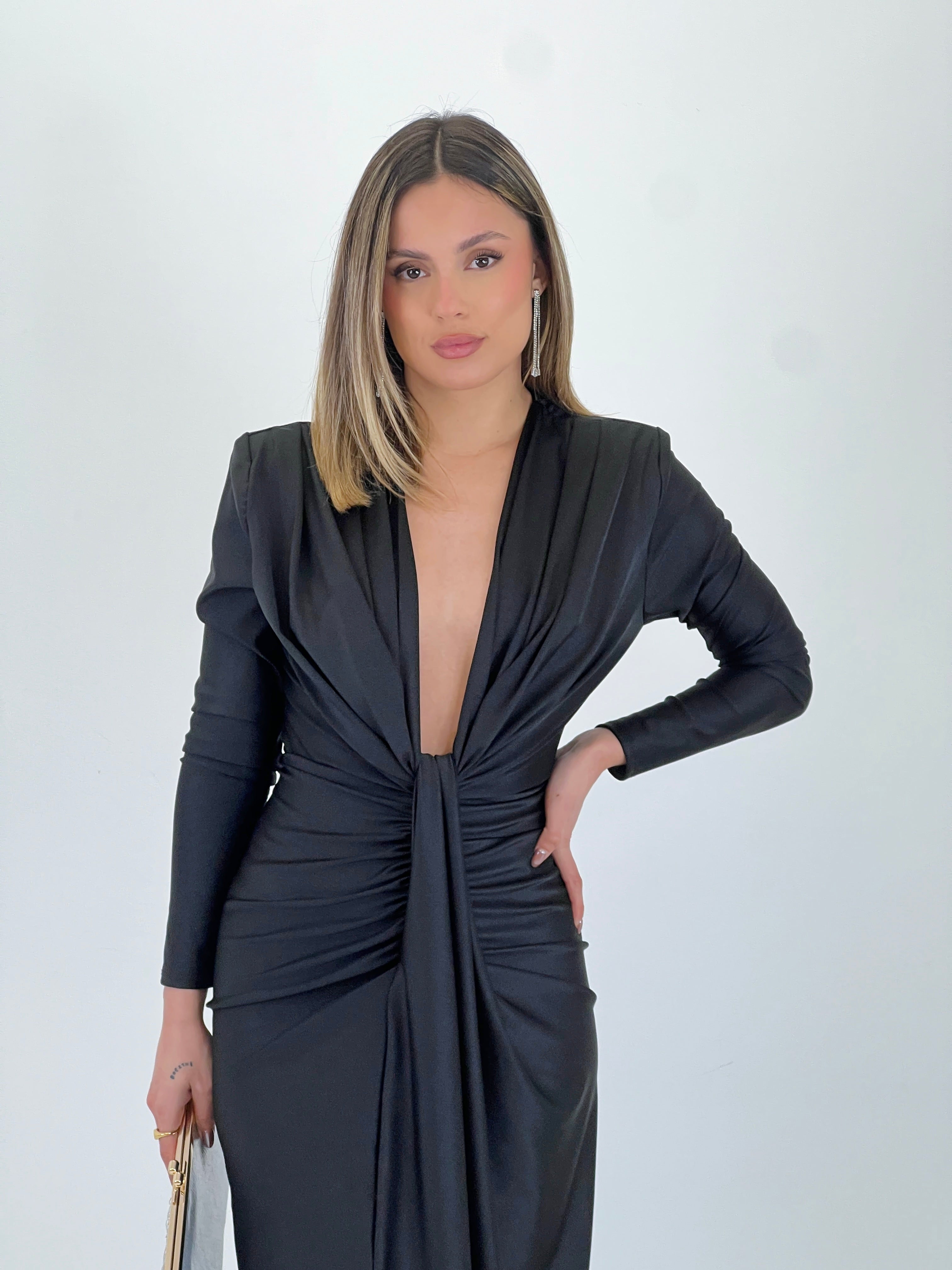 Vestido nudo manga larga Antonella - Zebra&Maduixa®