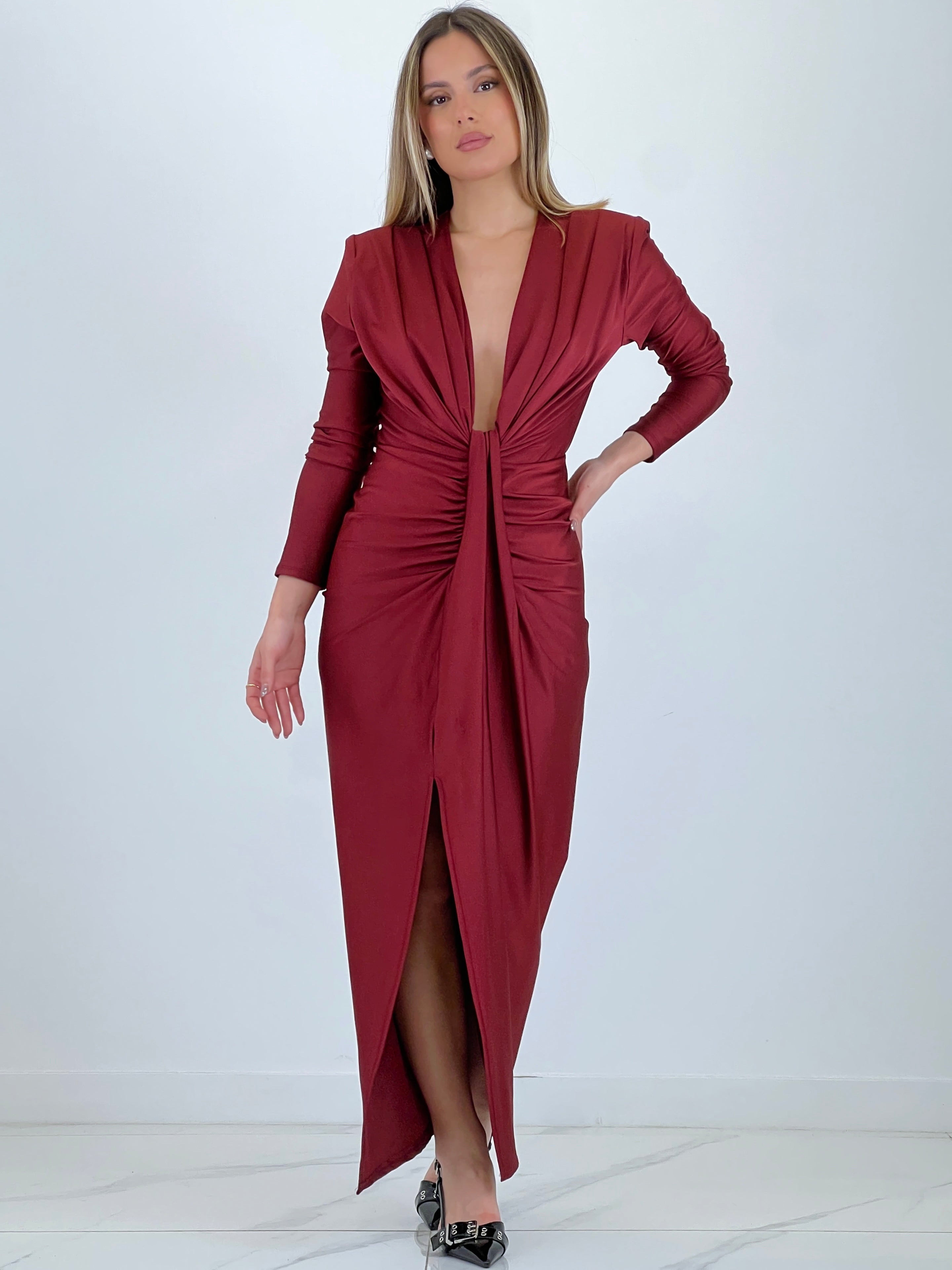 Vestido nudo manga larga Antonella - Zebra&Maduixa®