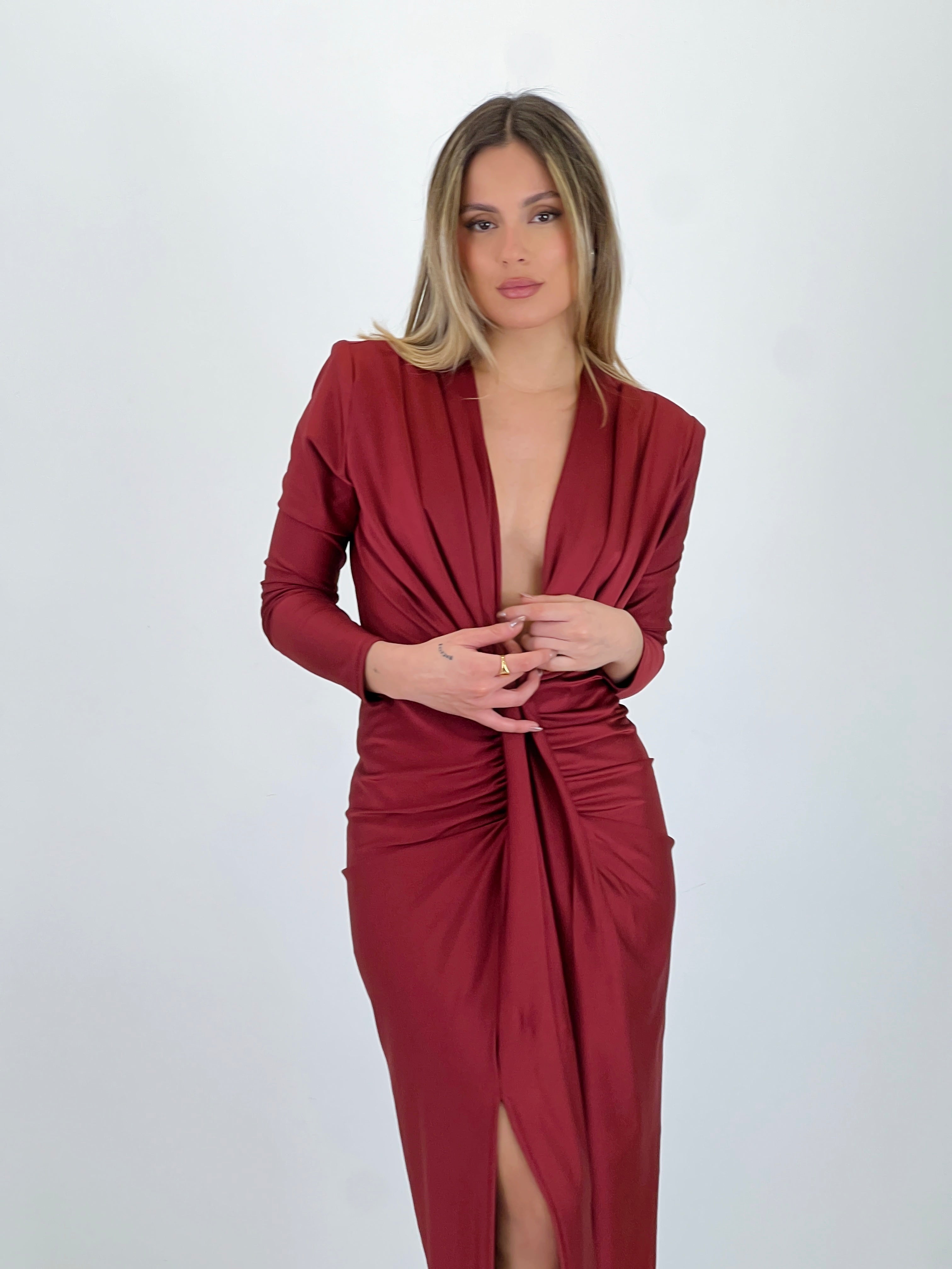 Vestido nudo manga larga Antonella - Zebra&Maduixa®